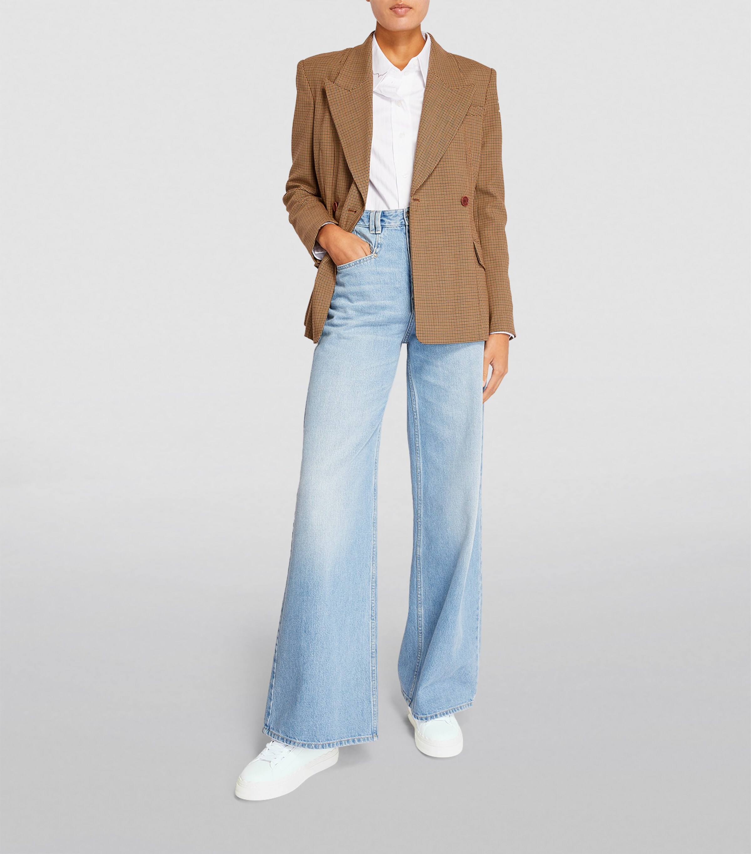 Leather Lauren Sneakers WHITE Image 5