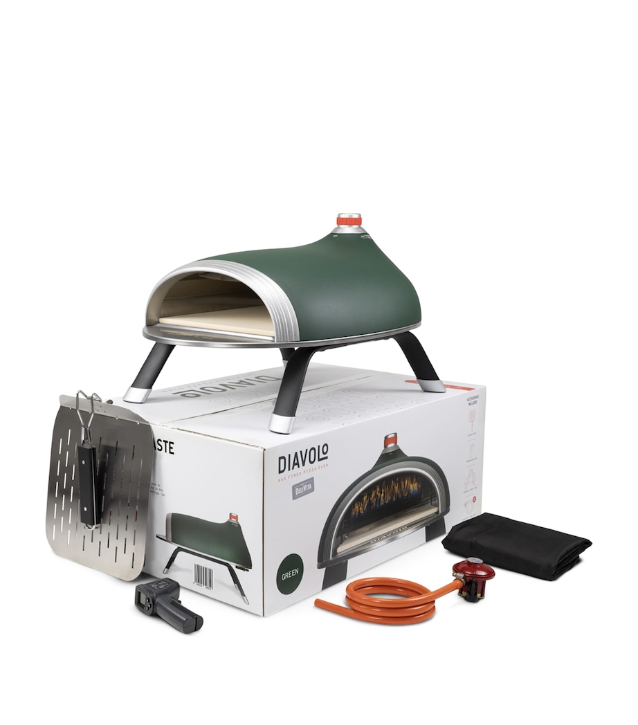 Portable Gas Diavolo Pizza Oven GREEN Image 6