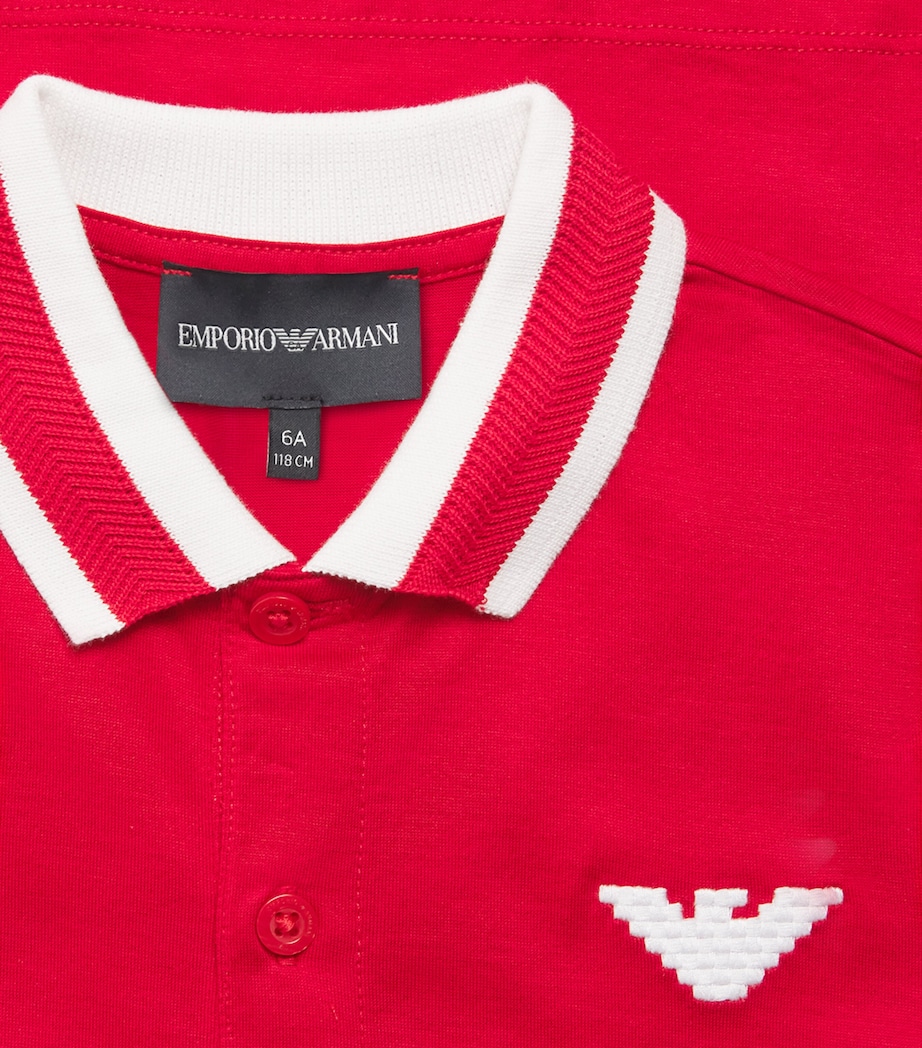 Stretch-Cotton Logo Polo Shirt (4-16 Years) SALSA Image 3