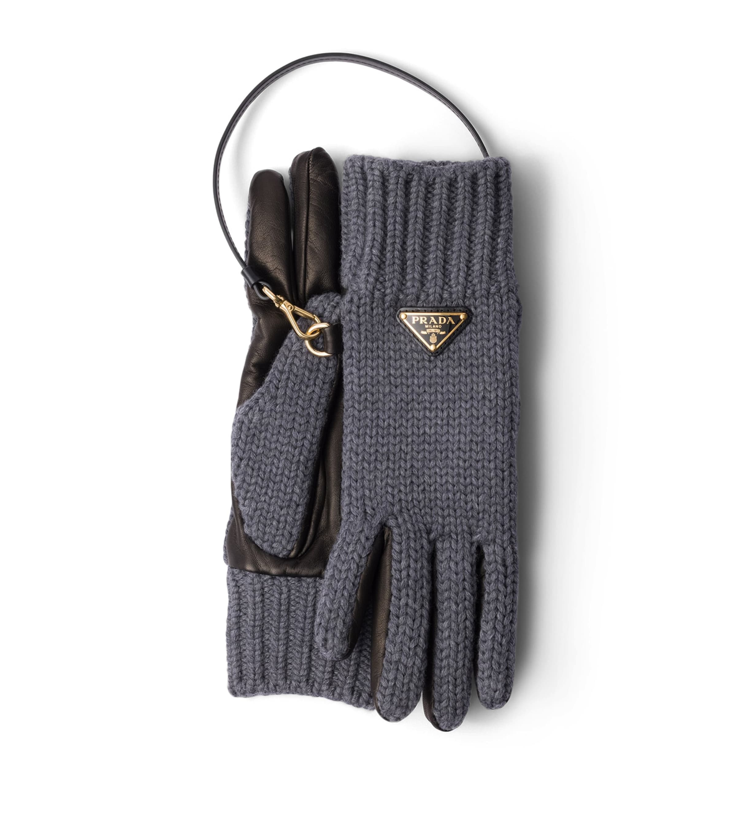 Wool and Leather Gloves F0480 Image 1