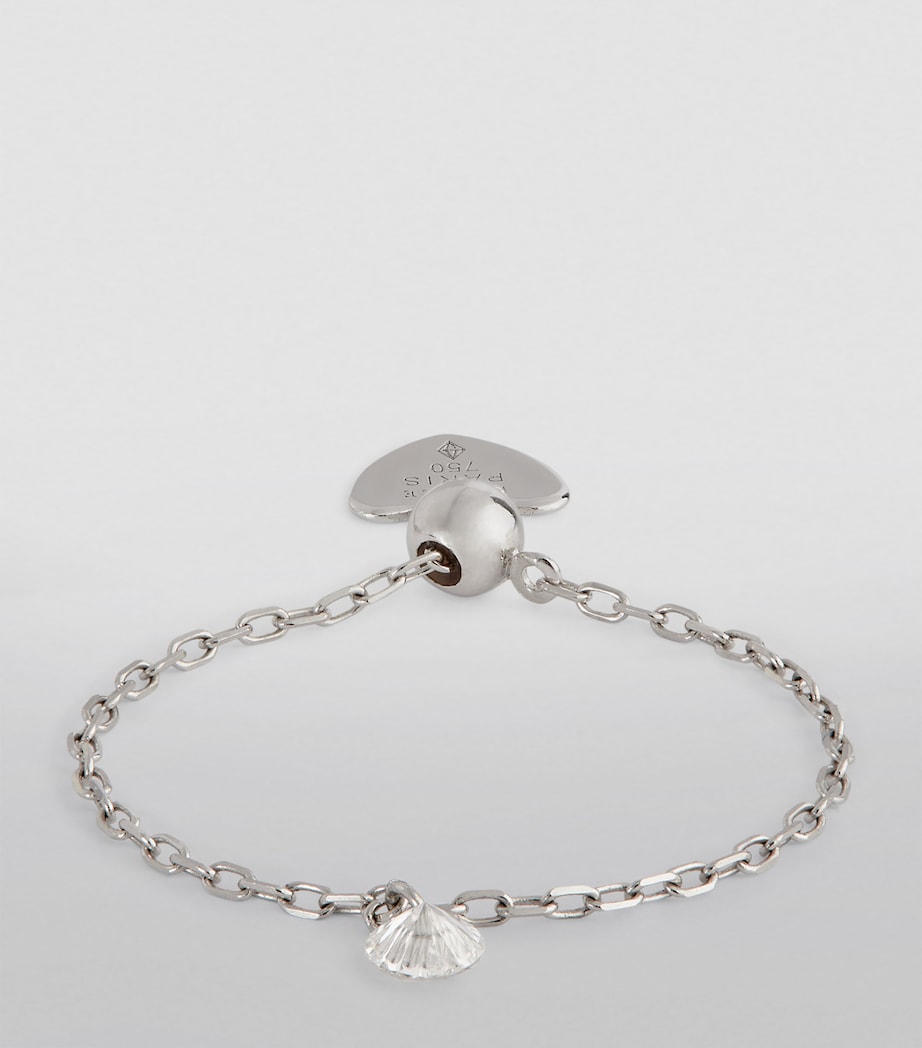 White Gold and Diamond Ring WHITE GOLD Image 2