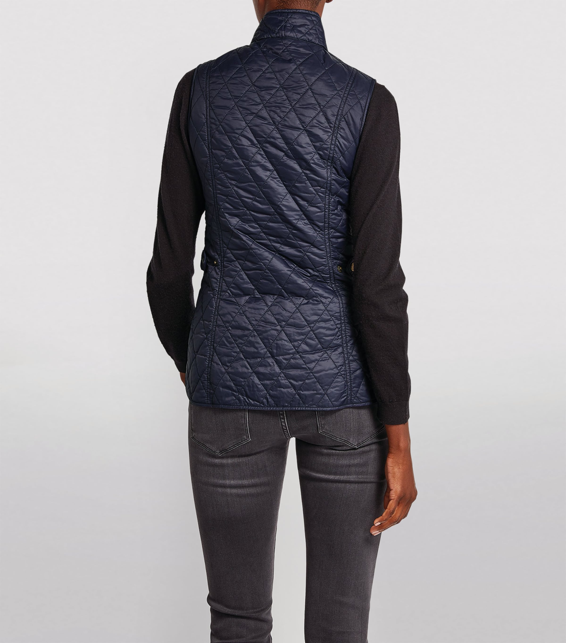 Quilted Otterburn Gilet NAVY Image 4