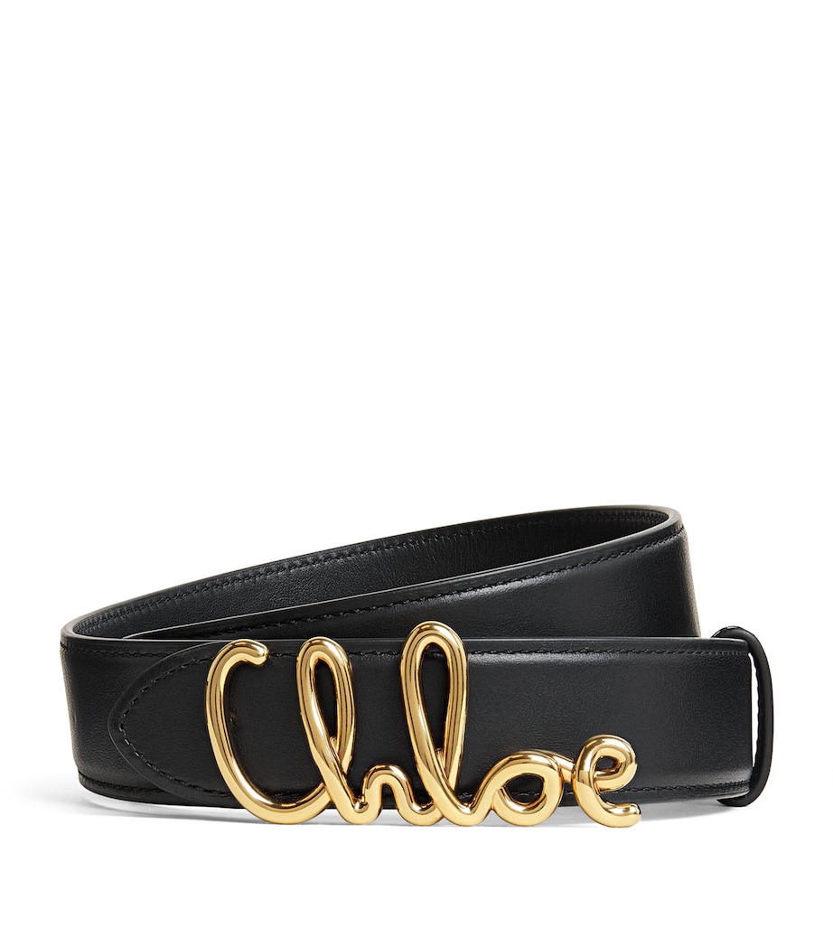 Calfskin Iconic Belt BLACK Image 1