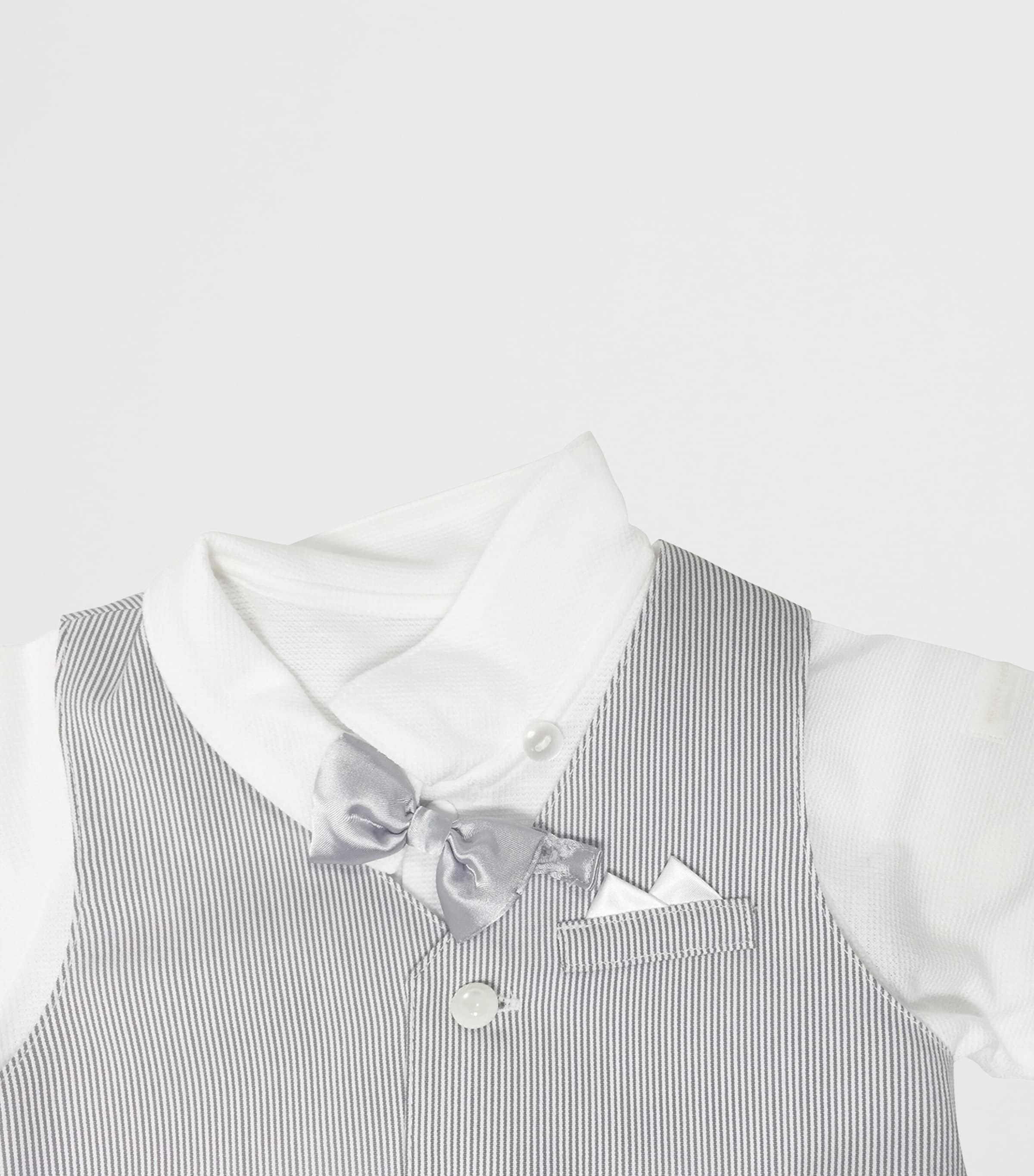 Miki House Playsuit, Waistcoat and Bow Tie Set (24 Months) Image 5