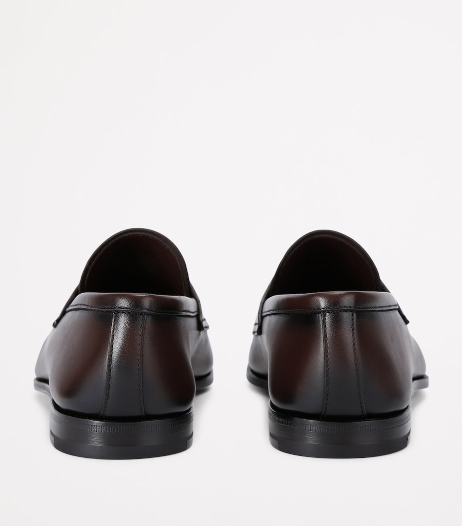 Leather Maesteg Loafers BROWN Image 2