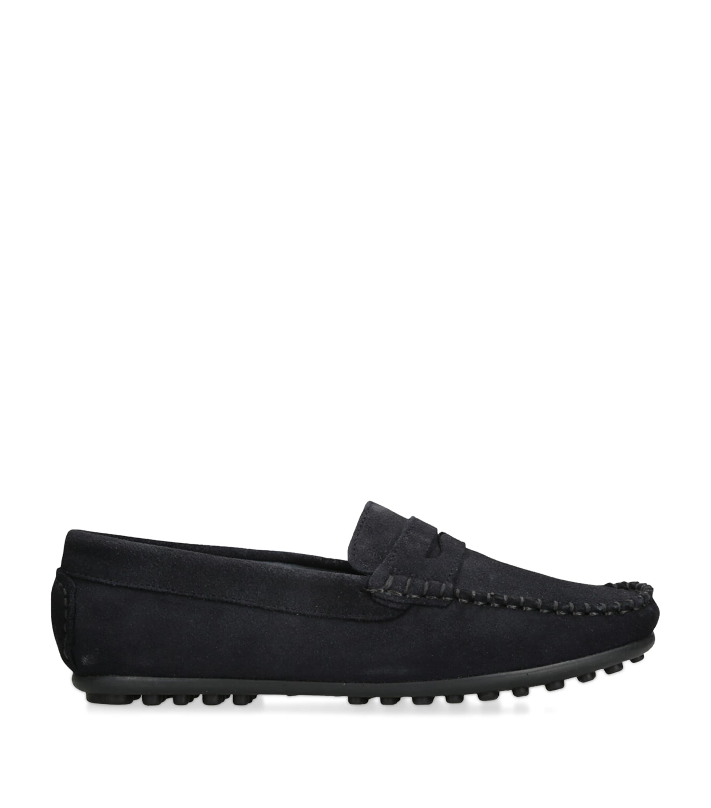 Papouelli Kids' Suede Felix Loafers