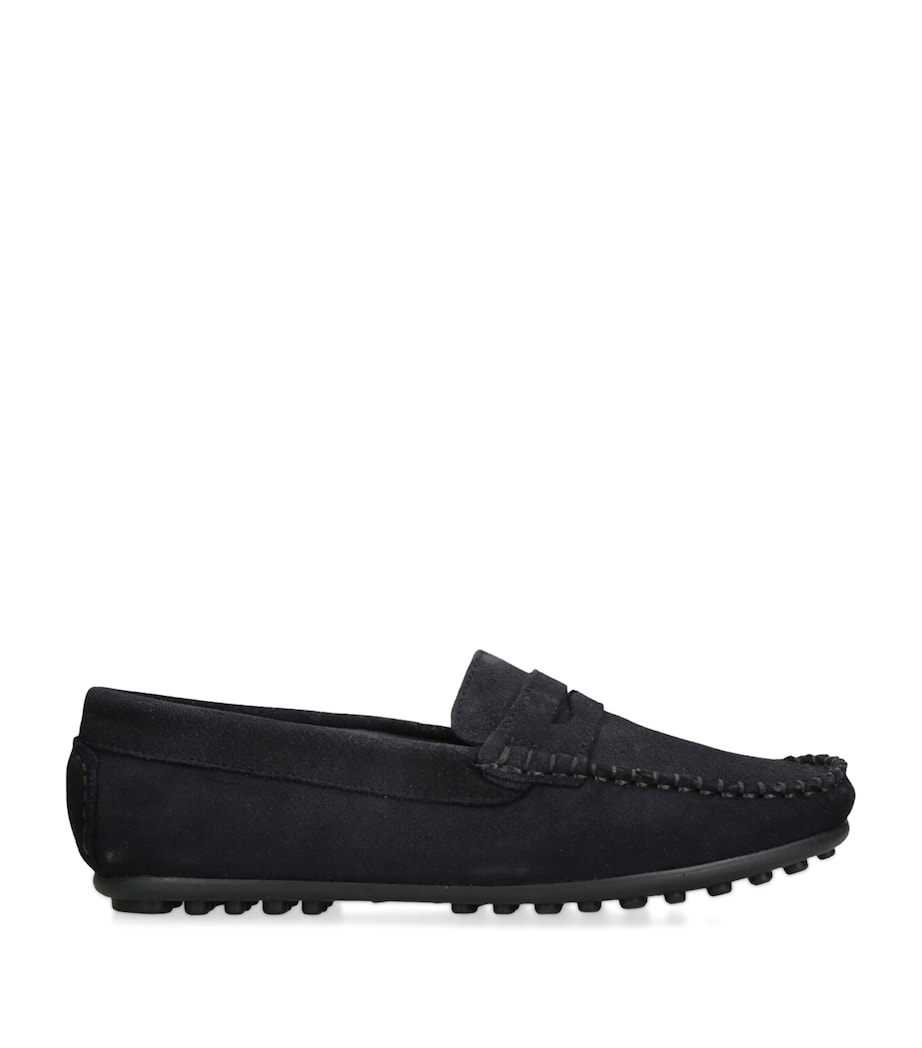 Suede Felix Loafers NAVY Image 1