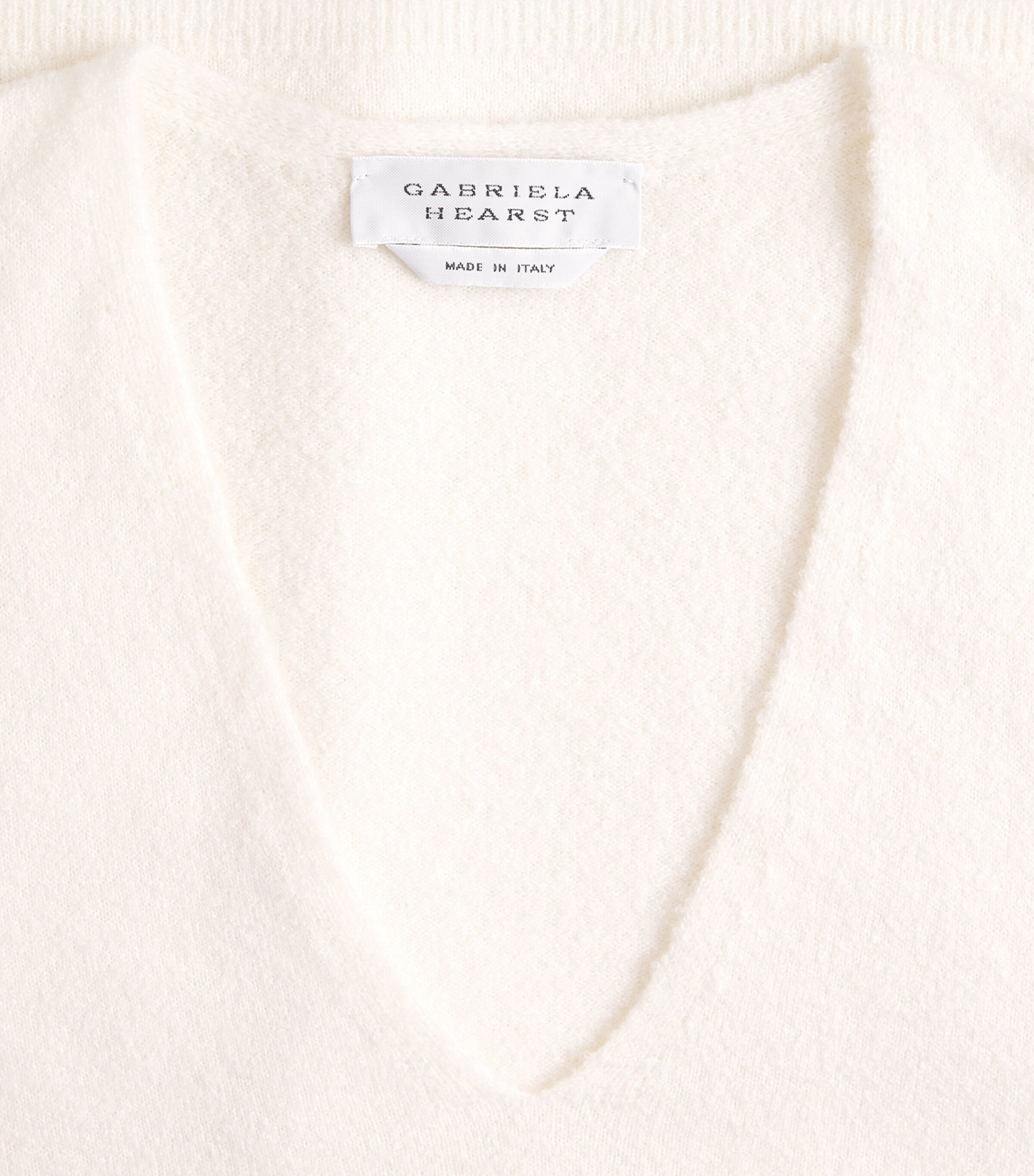Gabriela Hearst Womens Cashmere Bouclé Tank Top Wht White Image 6