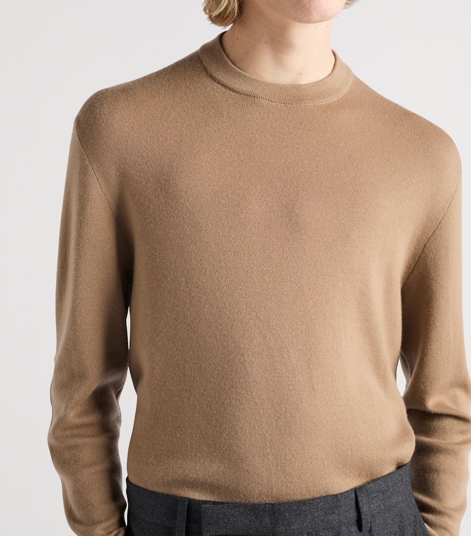 Cashmere Crew-Neck Sweater F0241 Image 6