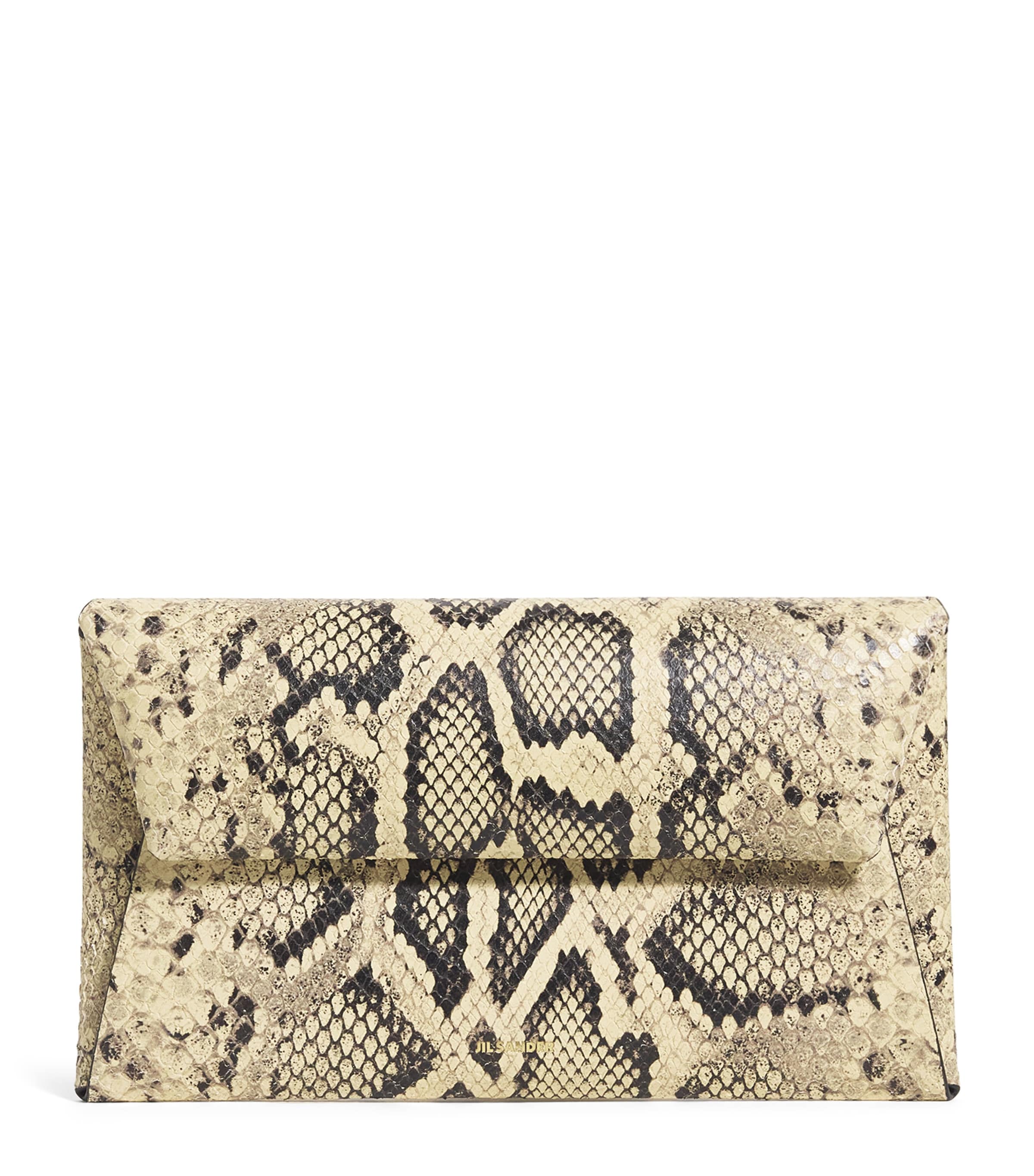 Jil Sander Small Leather Cross-body Bag In Beige