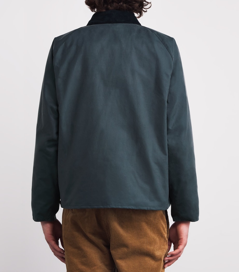 x Paul Smith Transport Waxed Jacket DARK SLATE Image 4