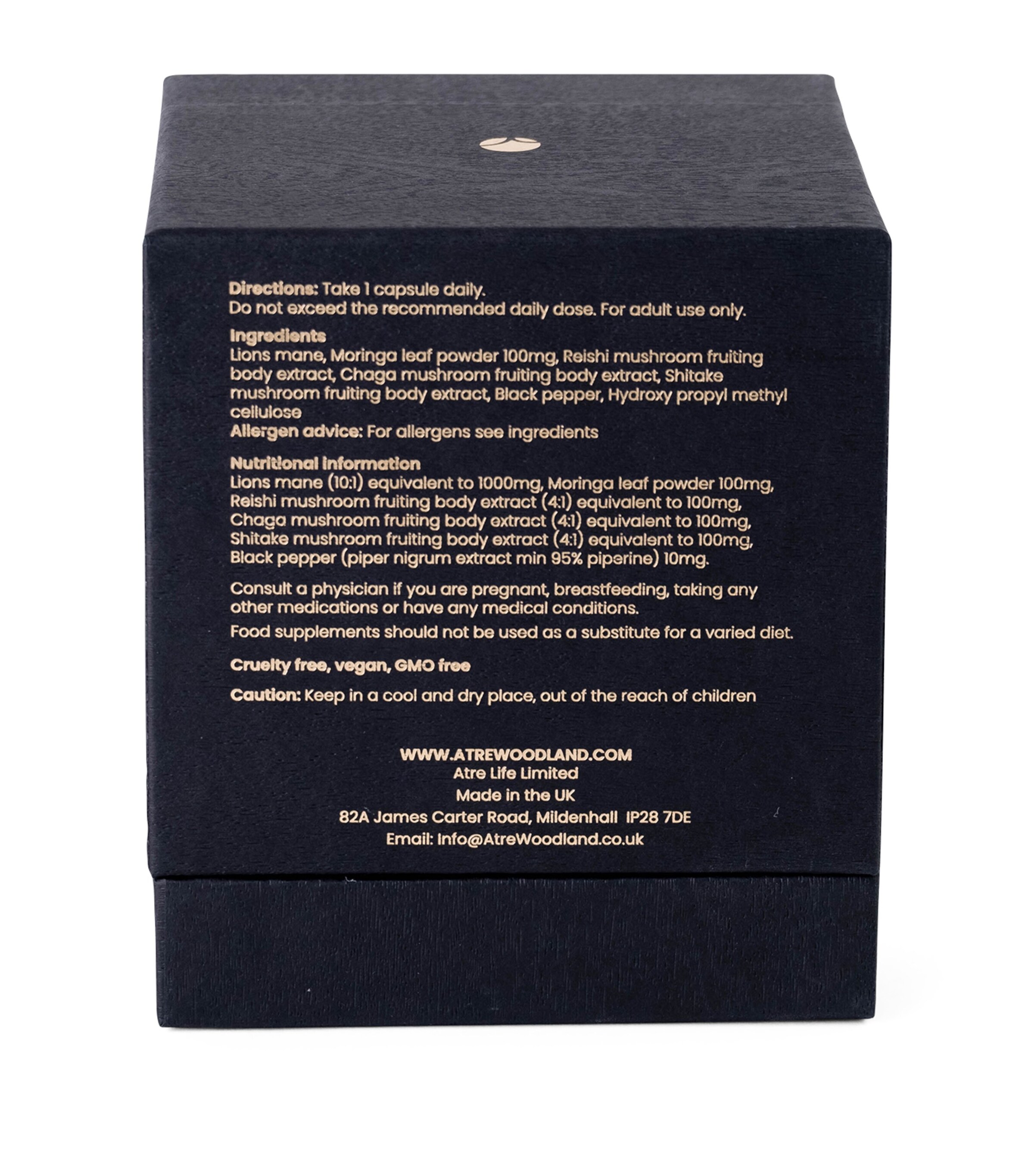 Lion's Mane (100 capsules) NO COLOUR Image 3