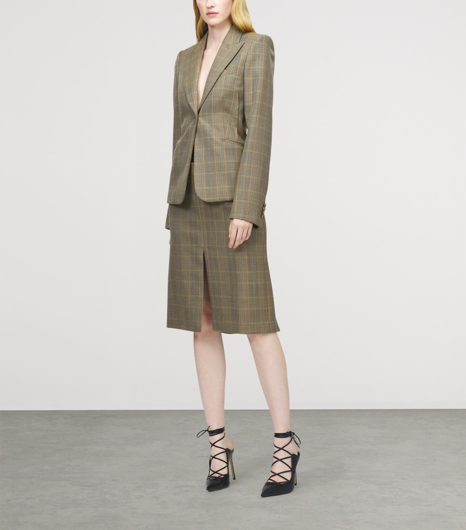 Wool Check Blazer 9101 Image 3