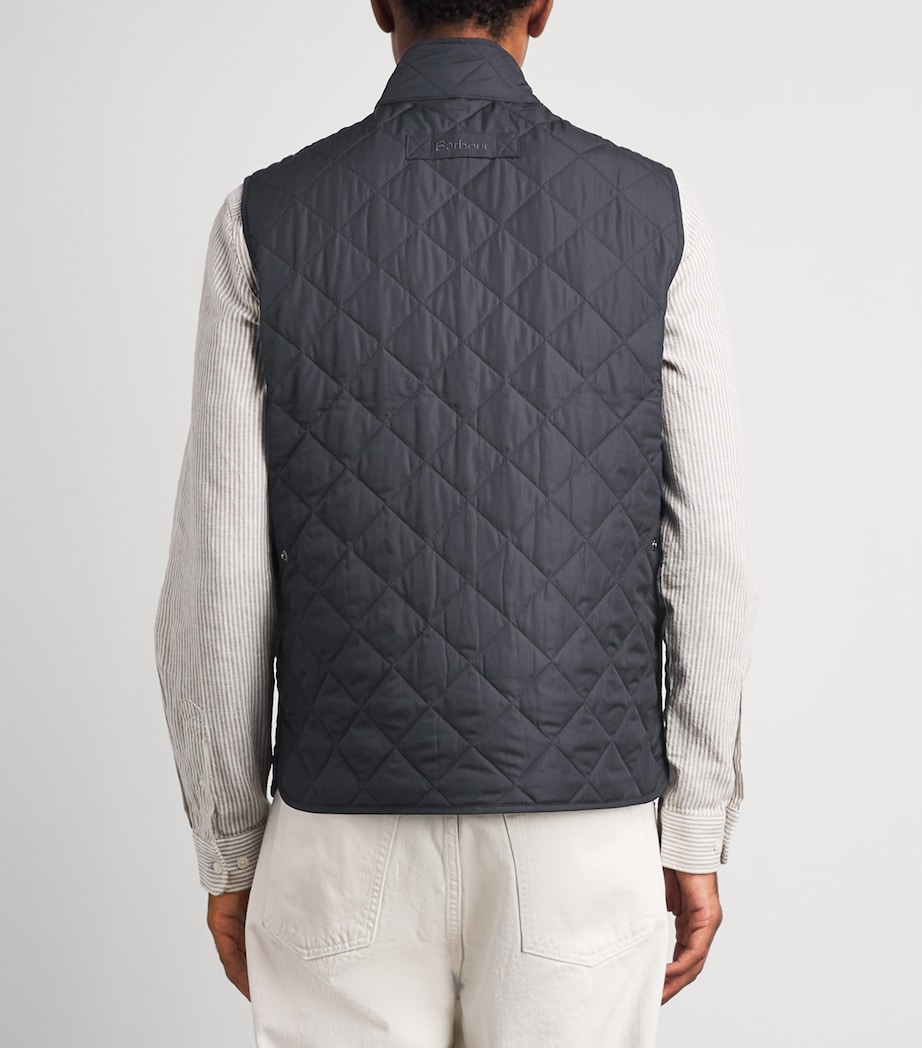 Barbour Mens Lowerdale Quilted Gilet Navy Image 5