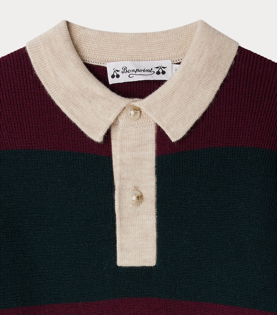 Wool Sweater (4-8 Years) RA BORDEAUX Image 3