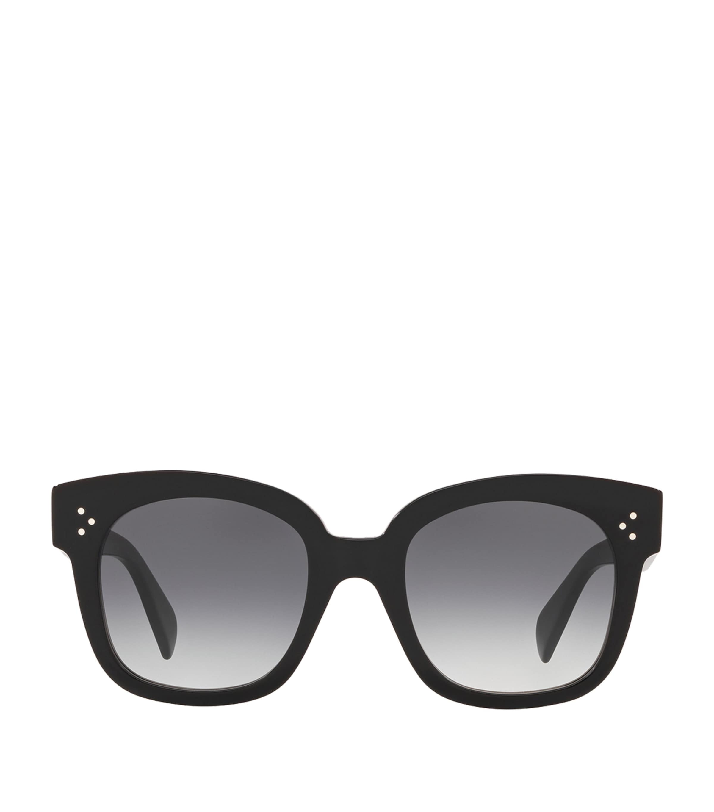Celine Rectangular Sunglasses Black Image 1