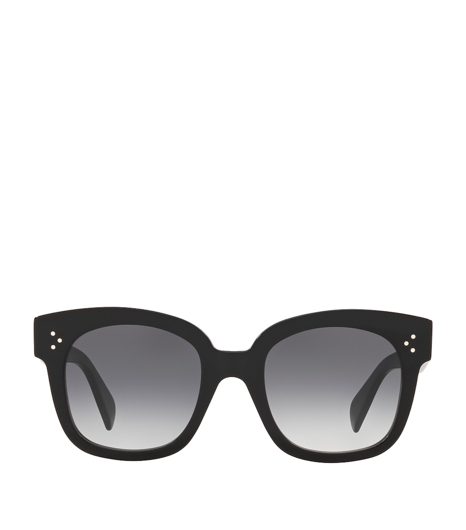 Celine Rectangular Sunglasses Black Image 1