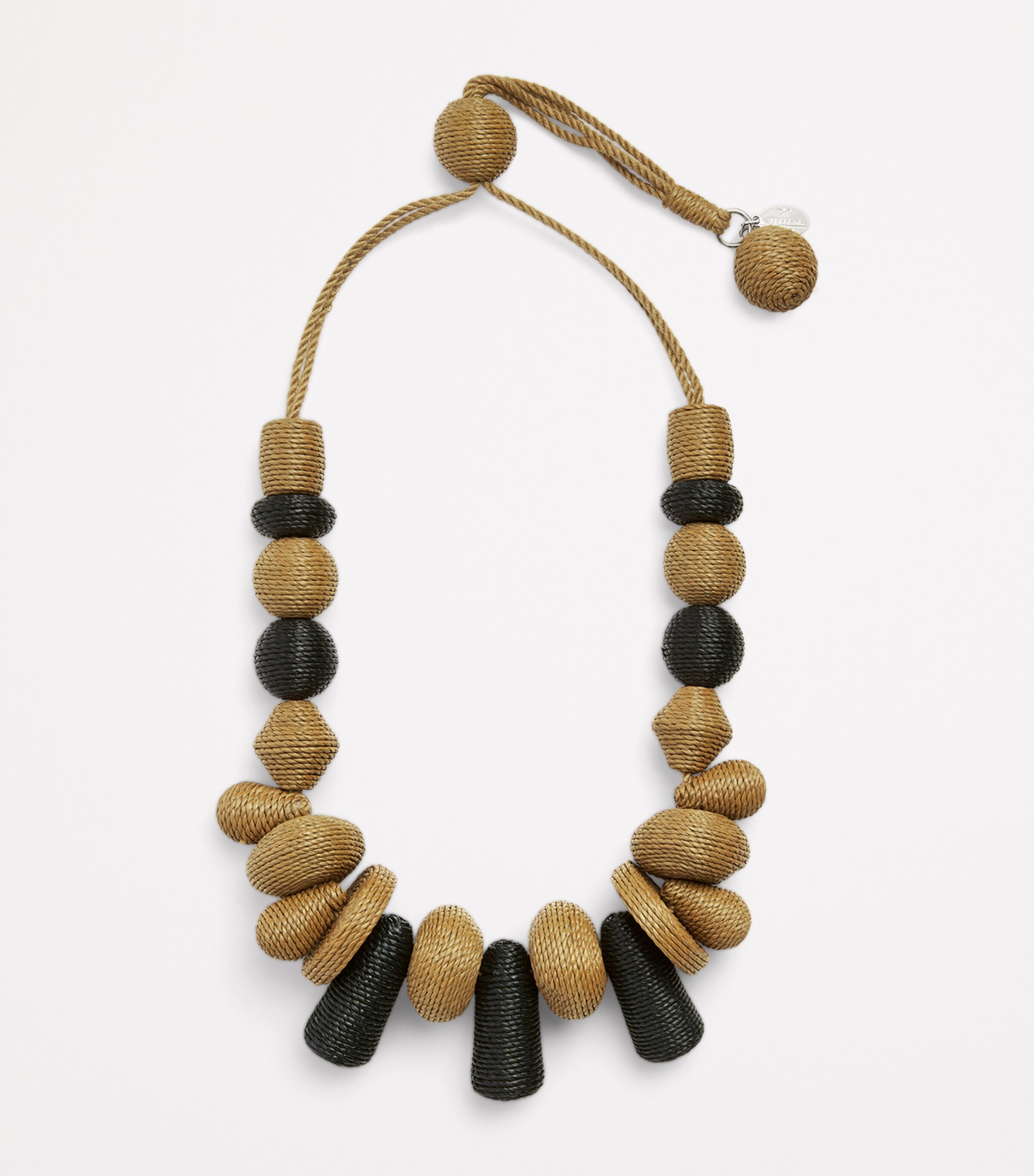 Straw Necklace TOBACCO Image 3