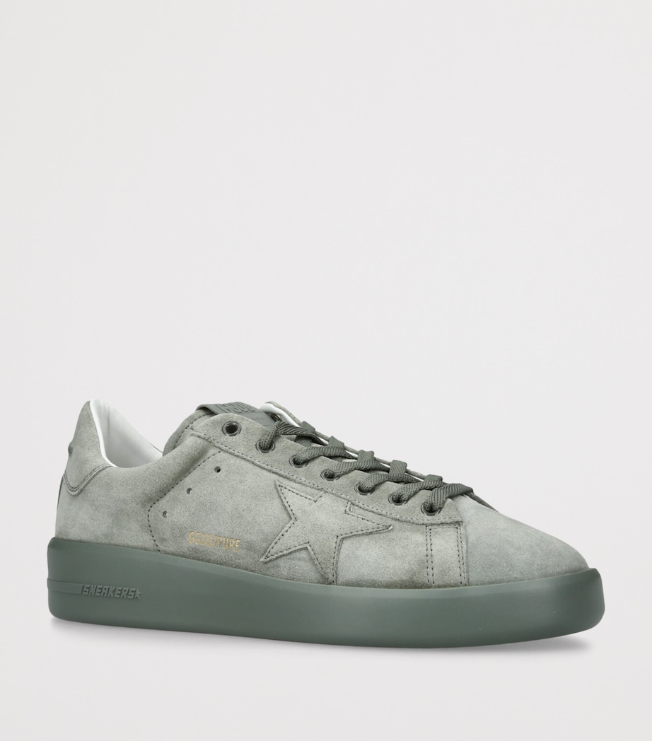 Suede Low-Top Purestar Sneakers DARK GREEN Image 3