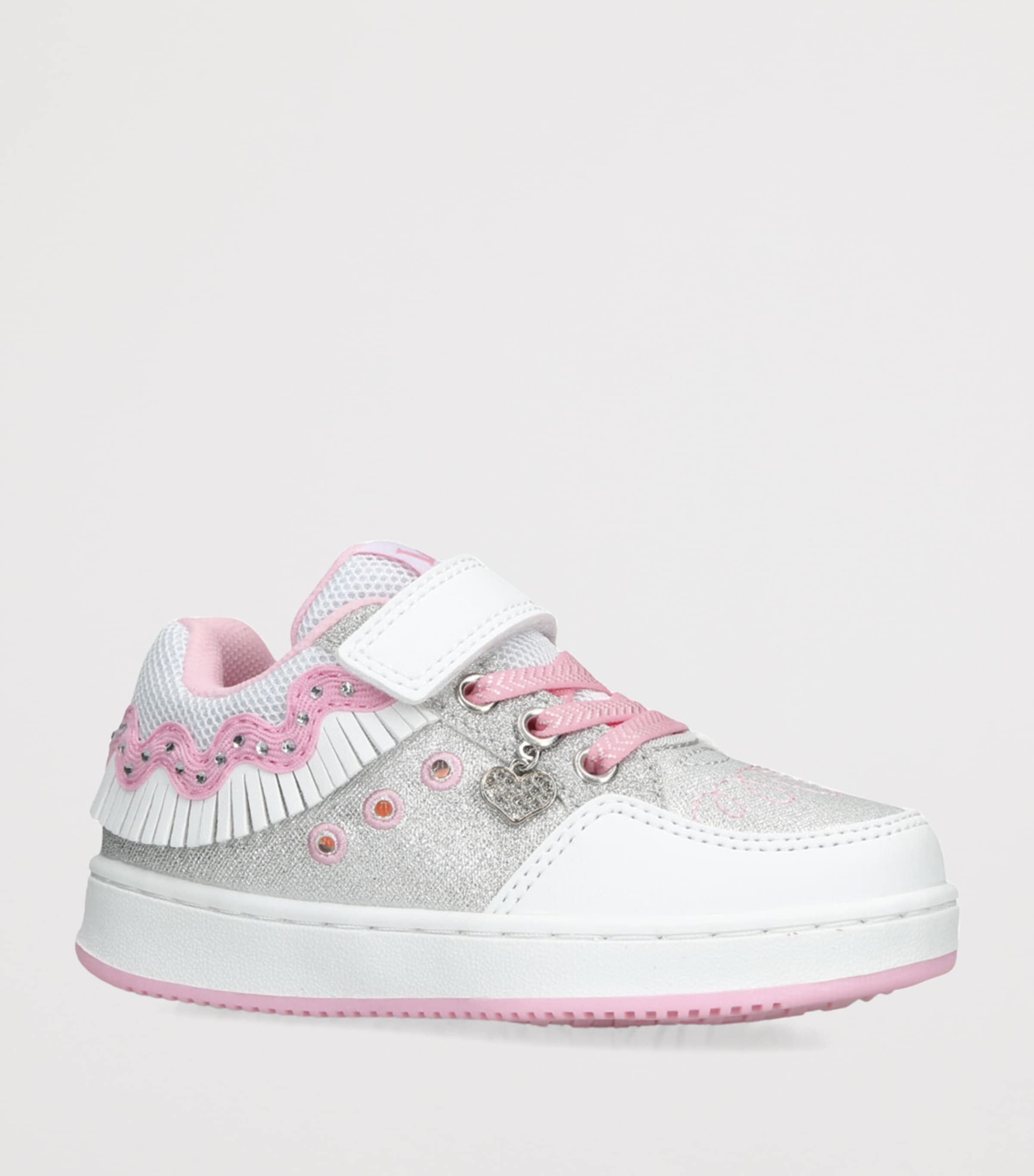 Lelli Kelly Glitter Frangetta Sneakers Silver Com Image 3