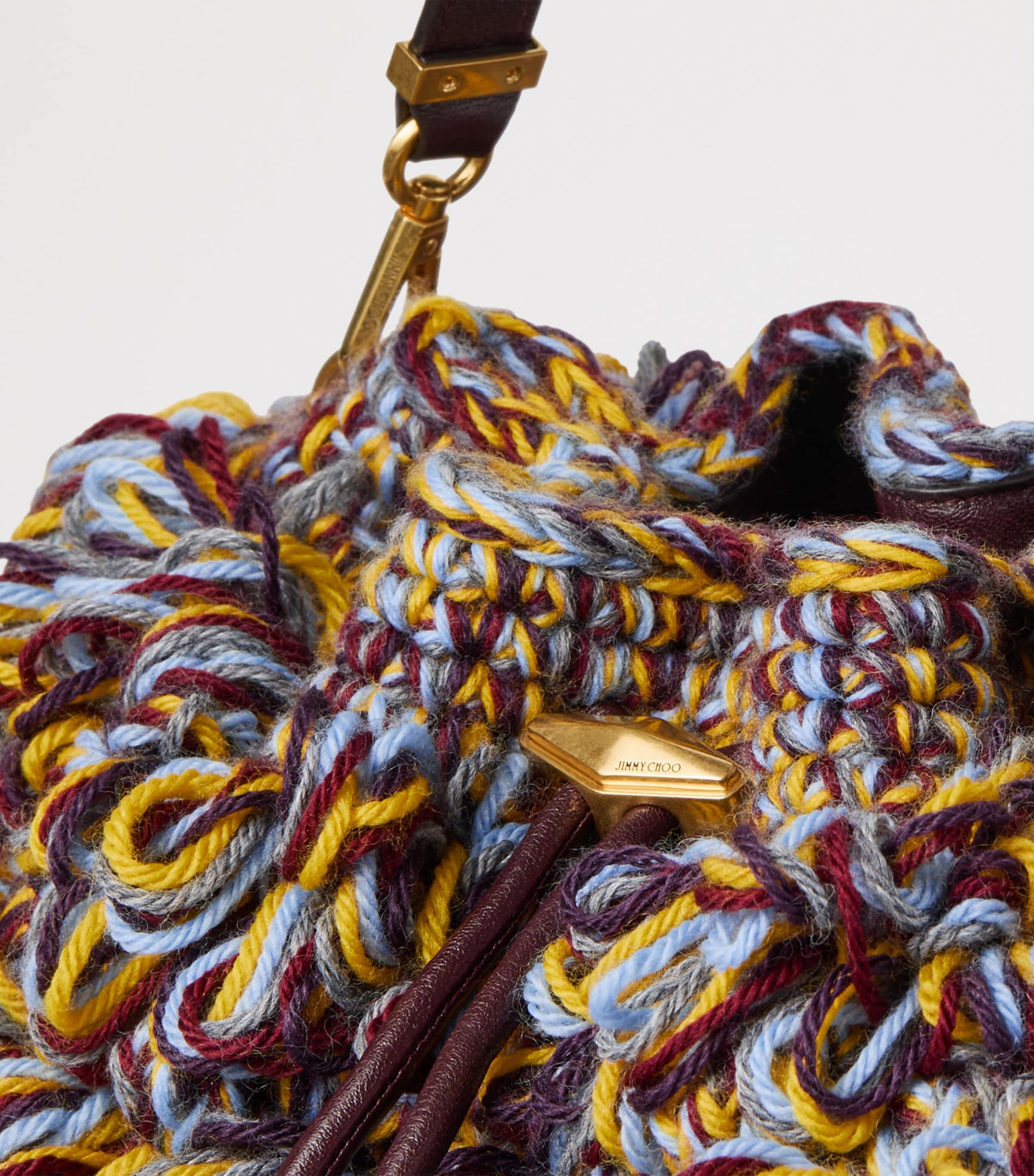 Jimmy Choo Multi Crochet Bon Bon Shoulder Bag | Harrods US