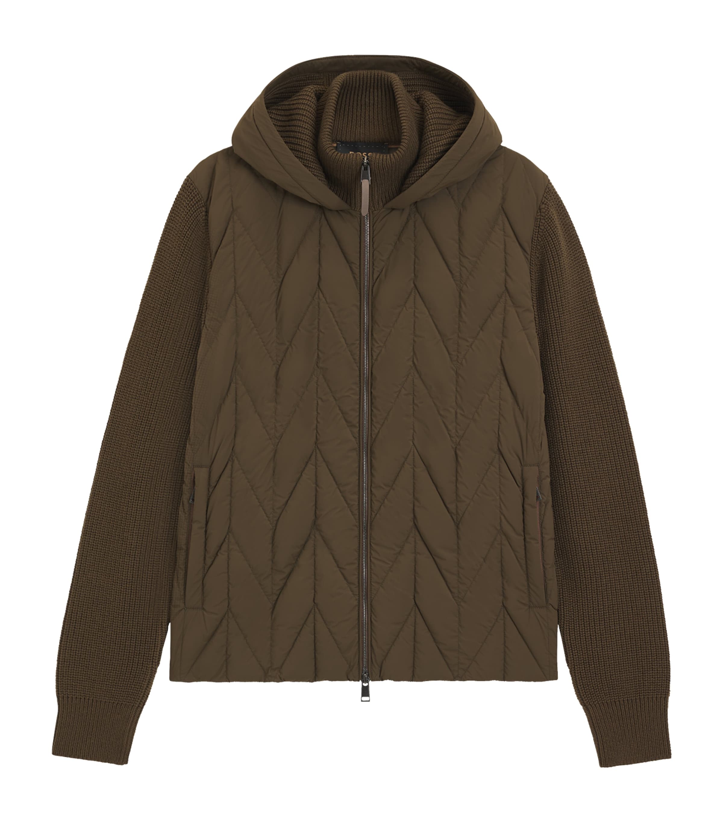 Wool Down-Filled Quilted Jacket 361 Image 1