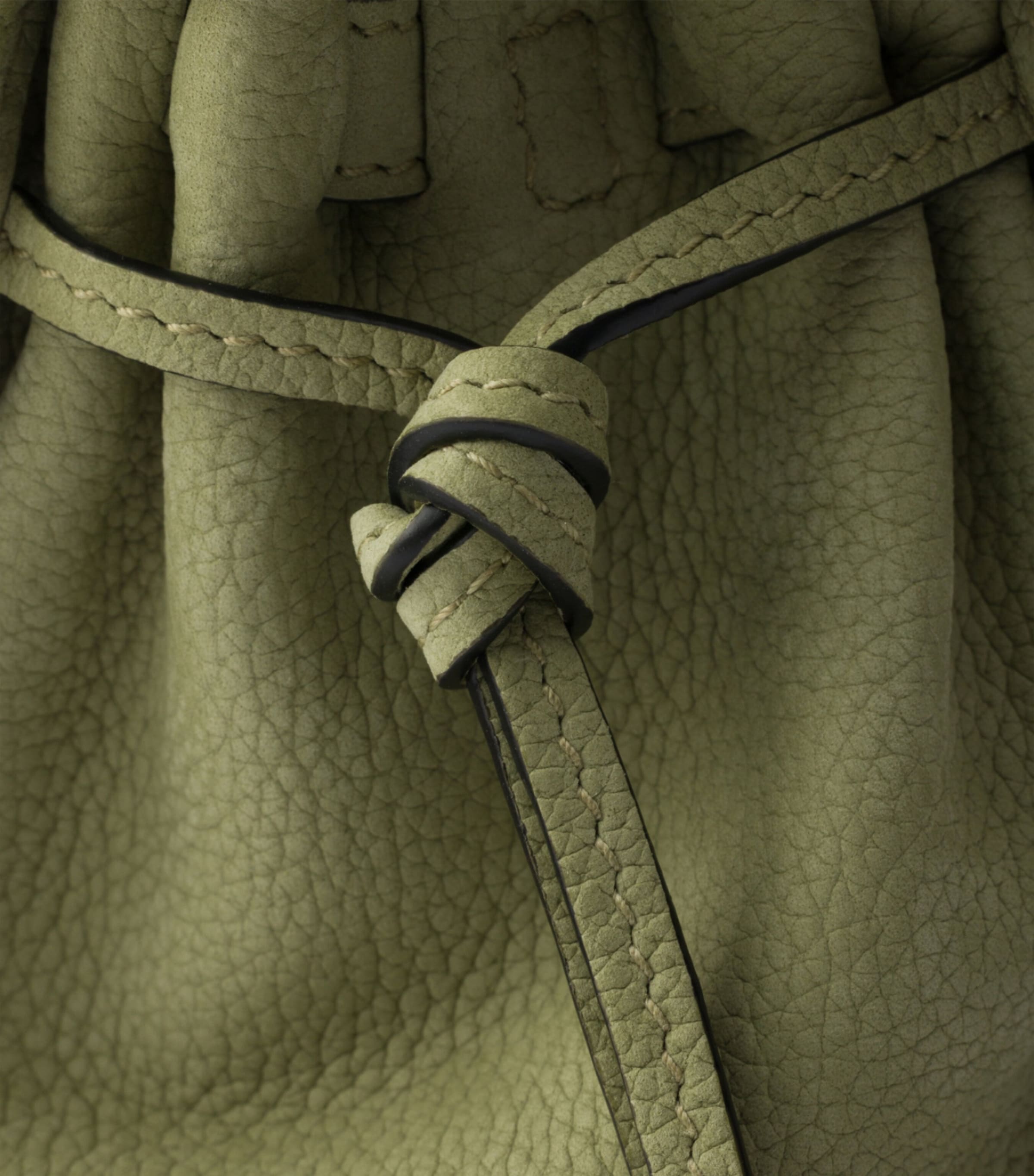 Prada Medium Nubuck Bonnie Shoulder Bag Green Image 6