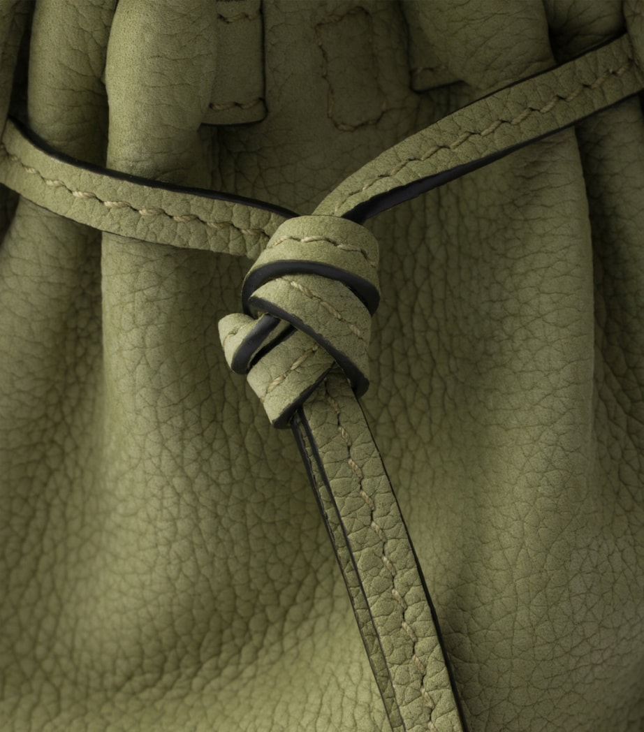 Prada Medium Nubuck Bonnie Shoulder Bag Green Image 6