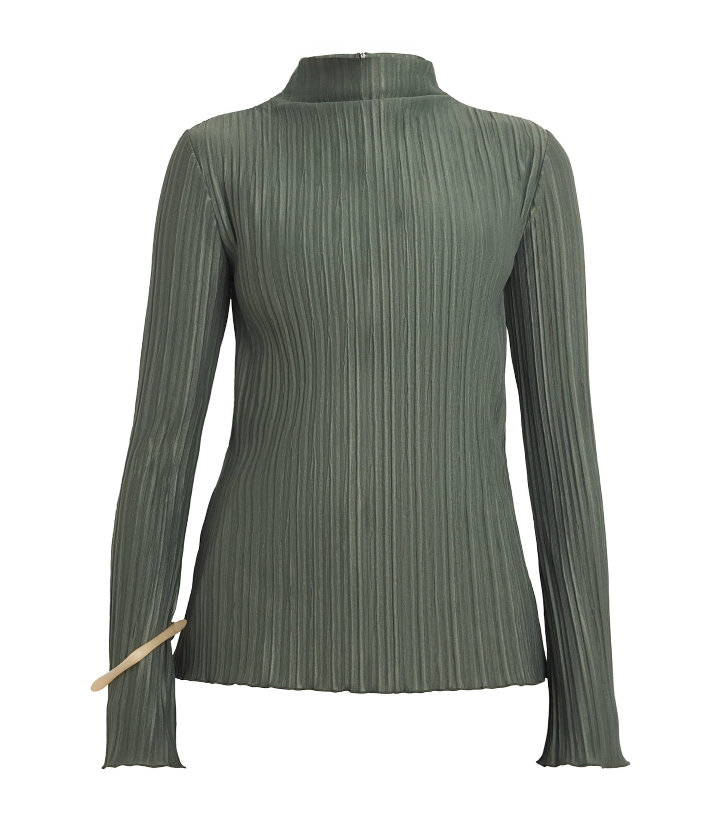 Camilla And Marc Plissé Abacus Top In Green