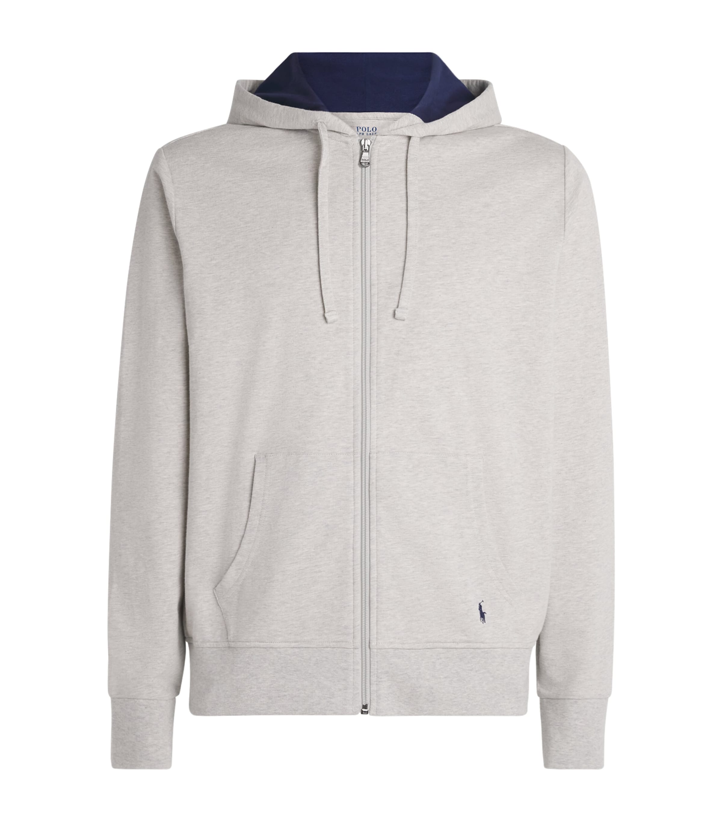 Polo Ralph Lauren Mens Lounge Zip-Up Hoodie Taylor Heather Image 1