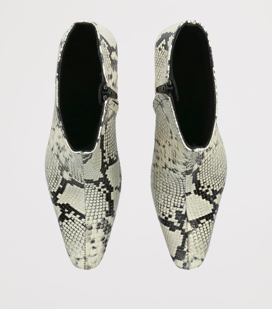 Leather Wally Ankle Boots 55 CREAM COMB Image 4