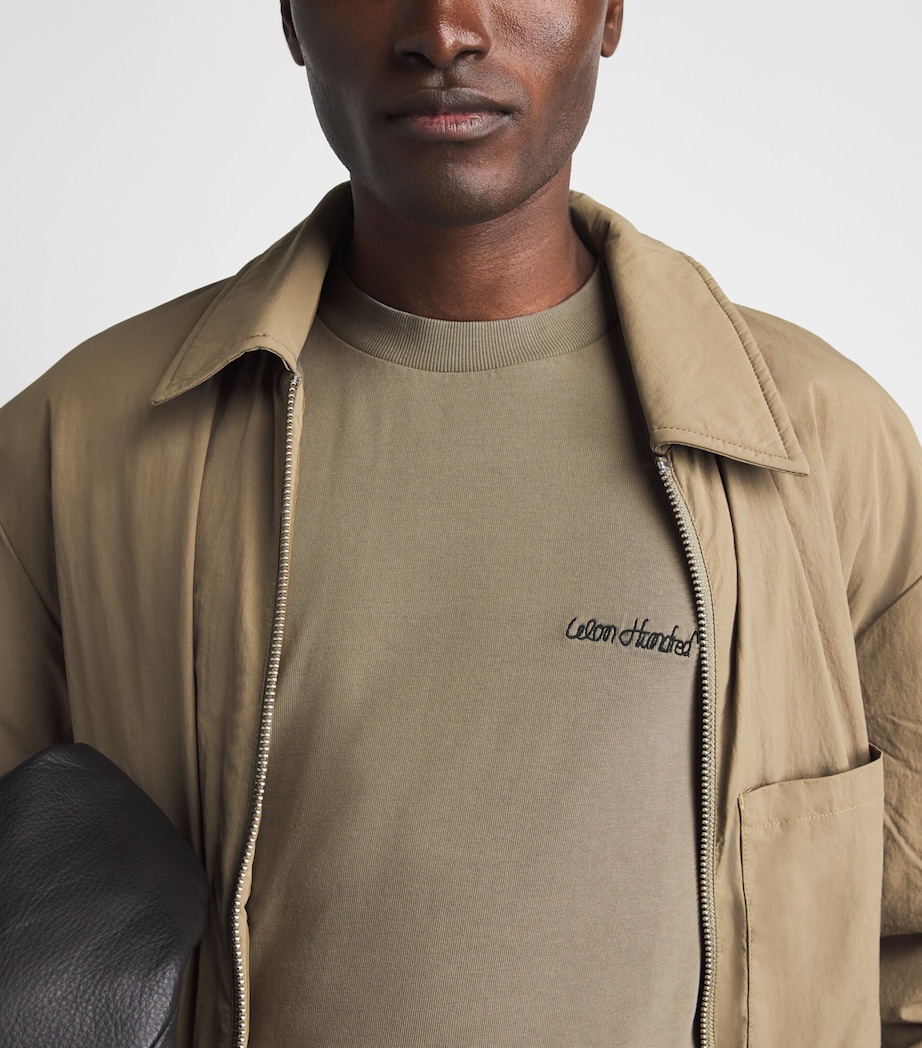 Won Hundred Mens Cotton Italic Logo T-Shirt Fallen Rock Image 3