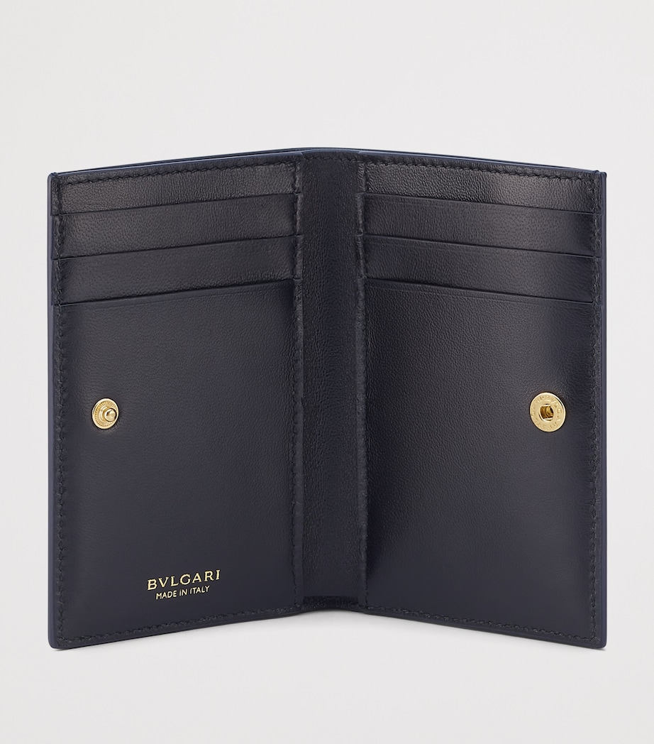 Serpenti Forever Folded Card Holder BLUE MEDIUM Image 2