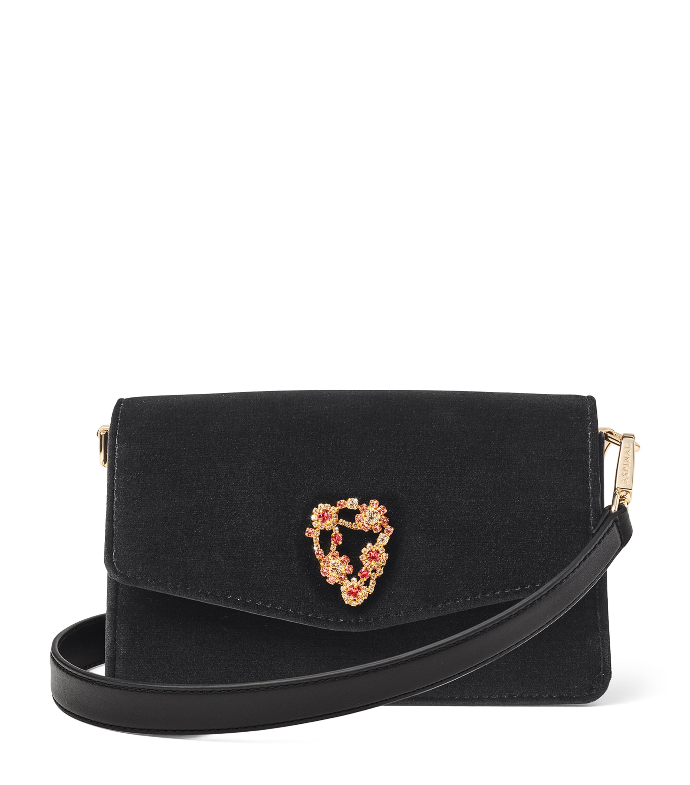 Velvet Eliza Clutch Bag BLACK Image 1