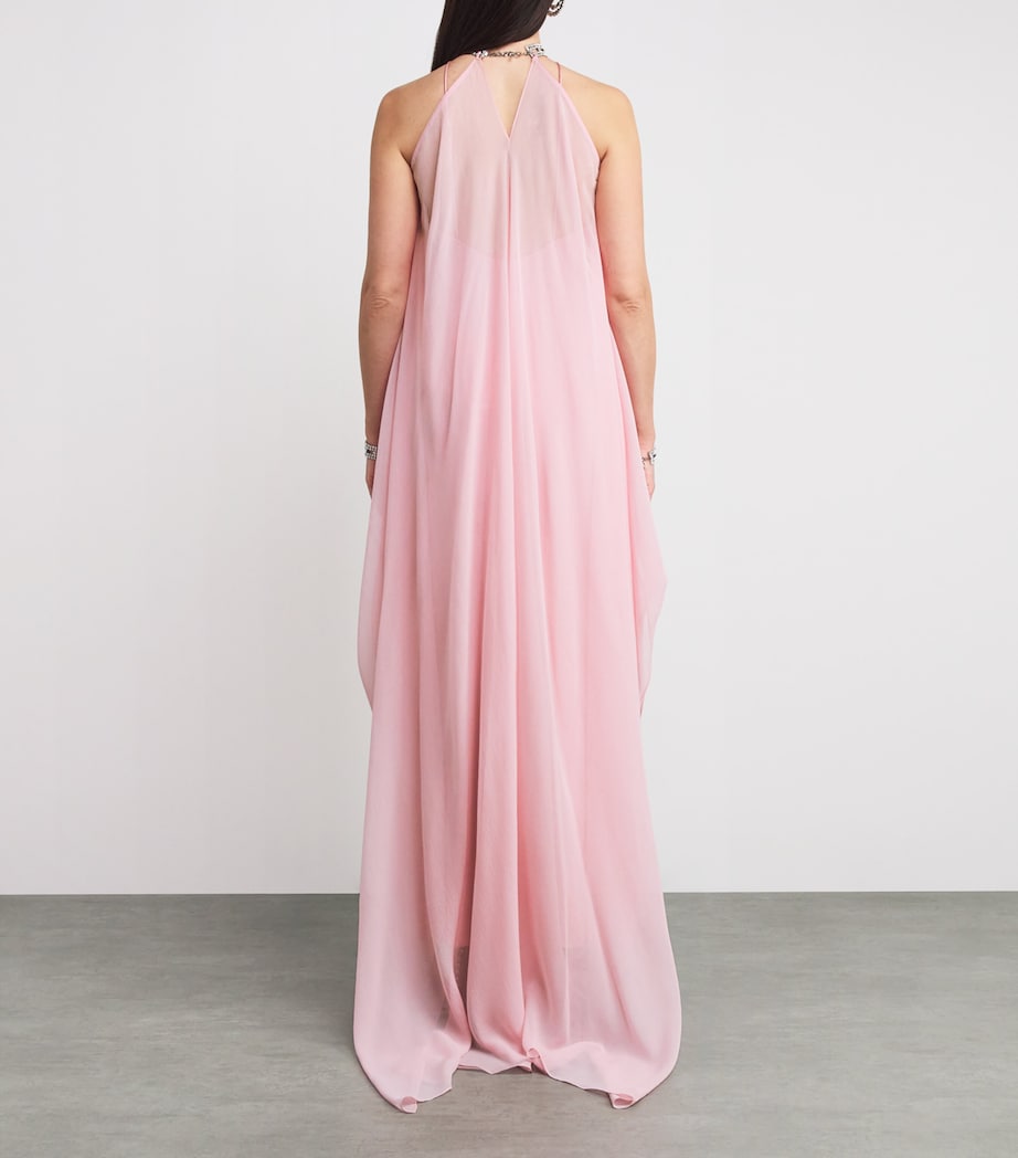 Silk Sza Sza Embellished Maxi Dress BABY PINK Image 3
