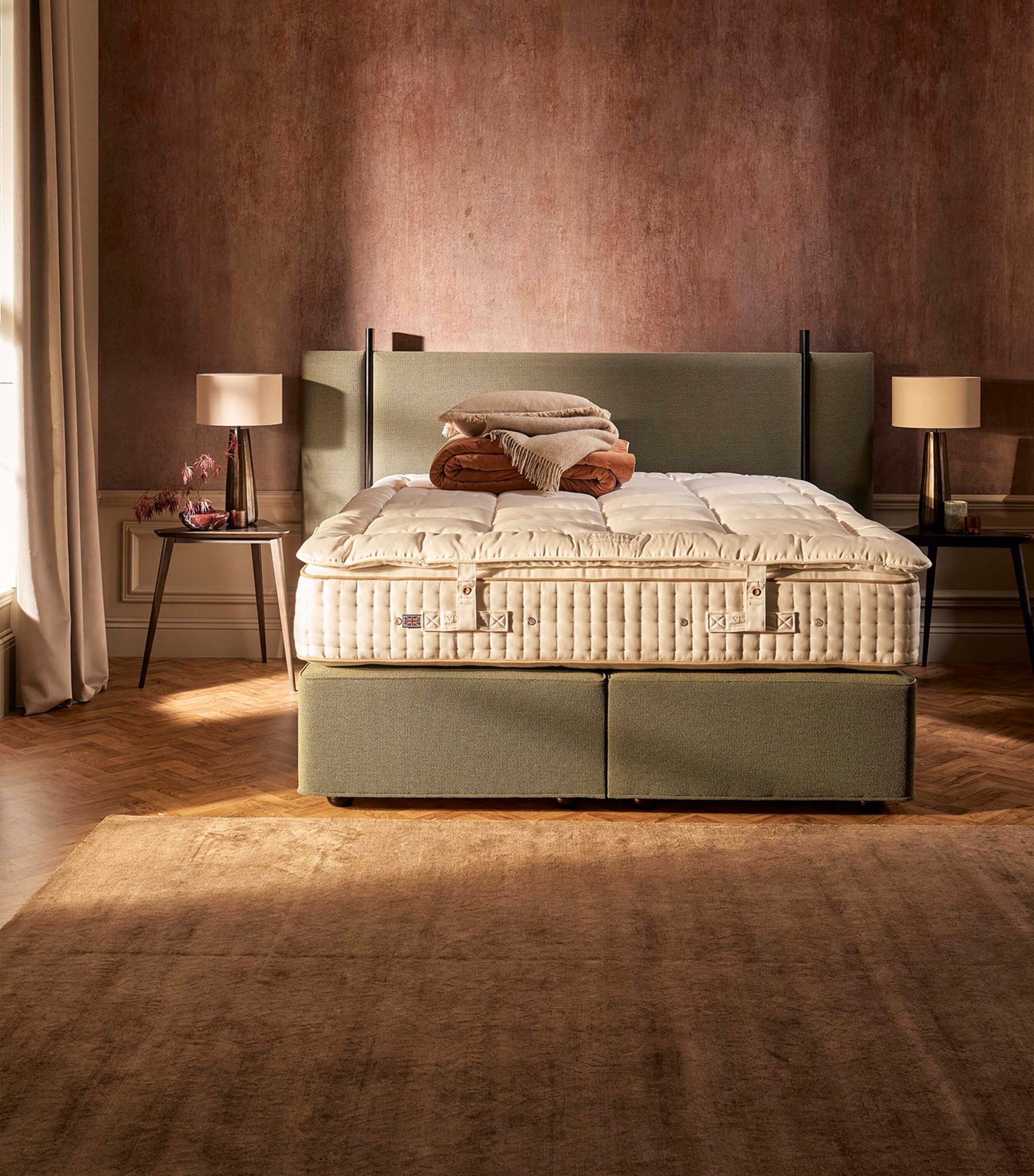 Opulence Mattress Topper (150cm x 200cm) WHITE Image 3