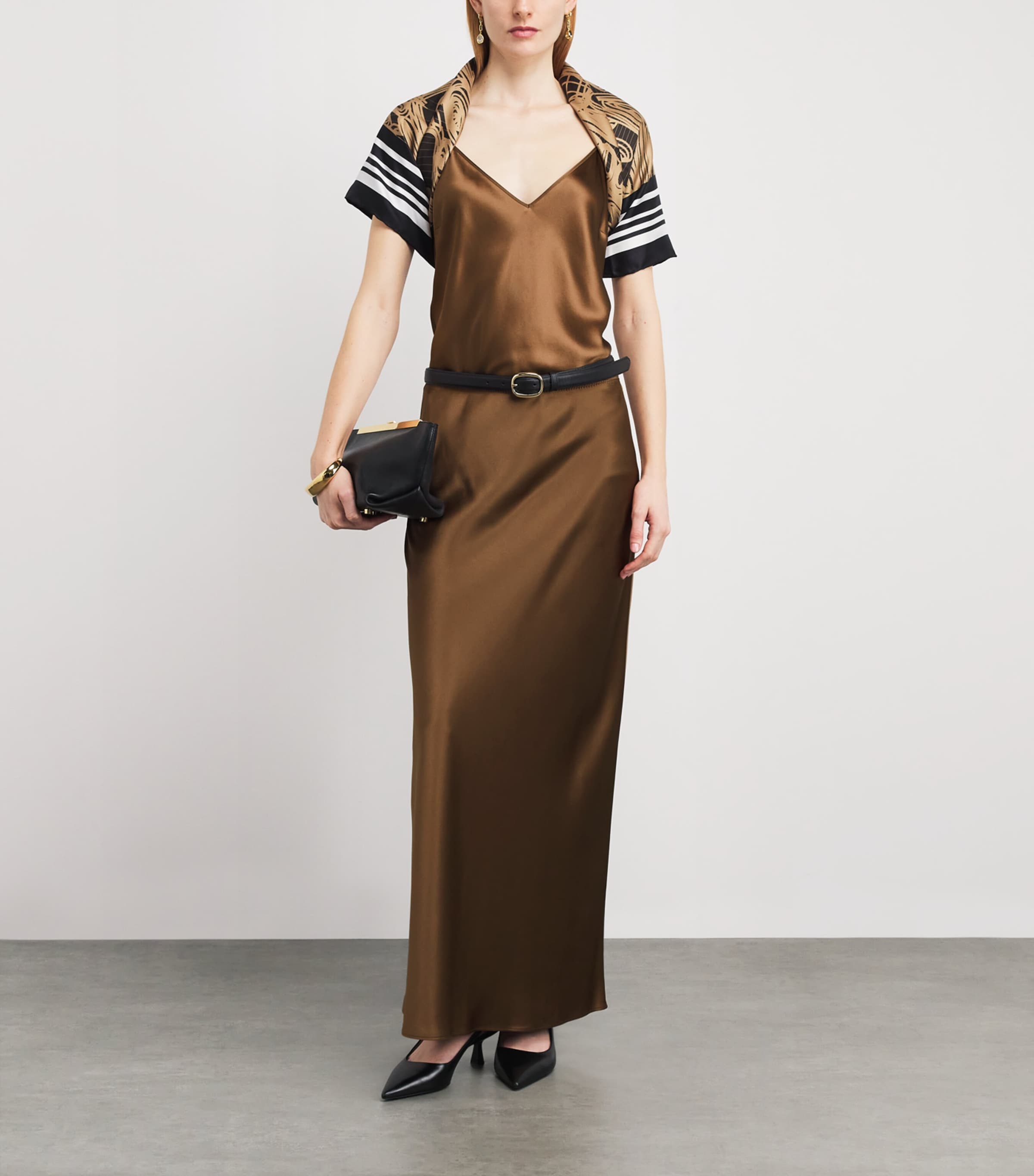 Silk Satin Clea Camisole CINNAMON Image 2