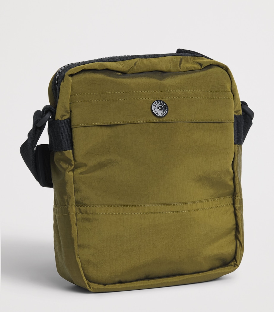 Stone Island Coated-Nylon Logo Cross-Body Bag Image 3