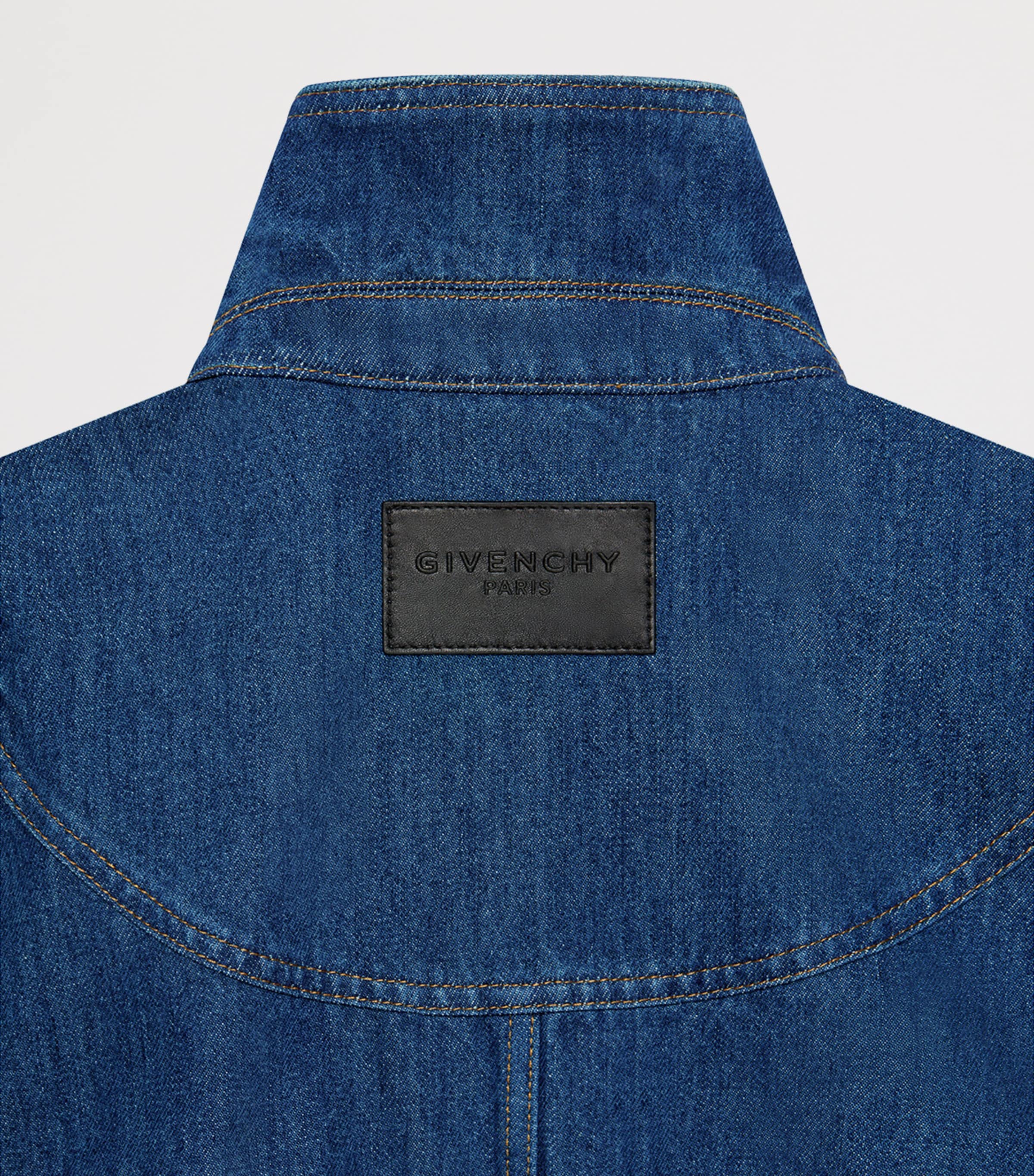 Givenchy Womens Denim Bomber Jacket Image 5