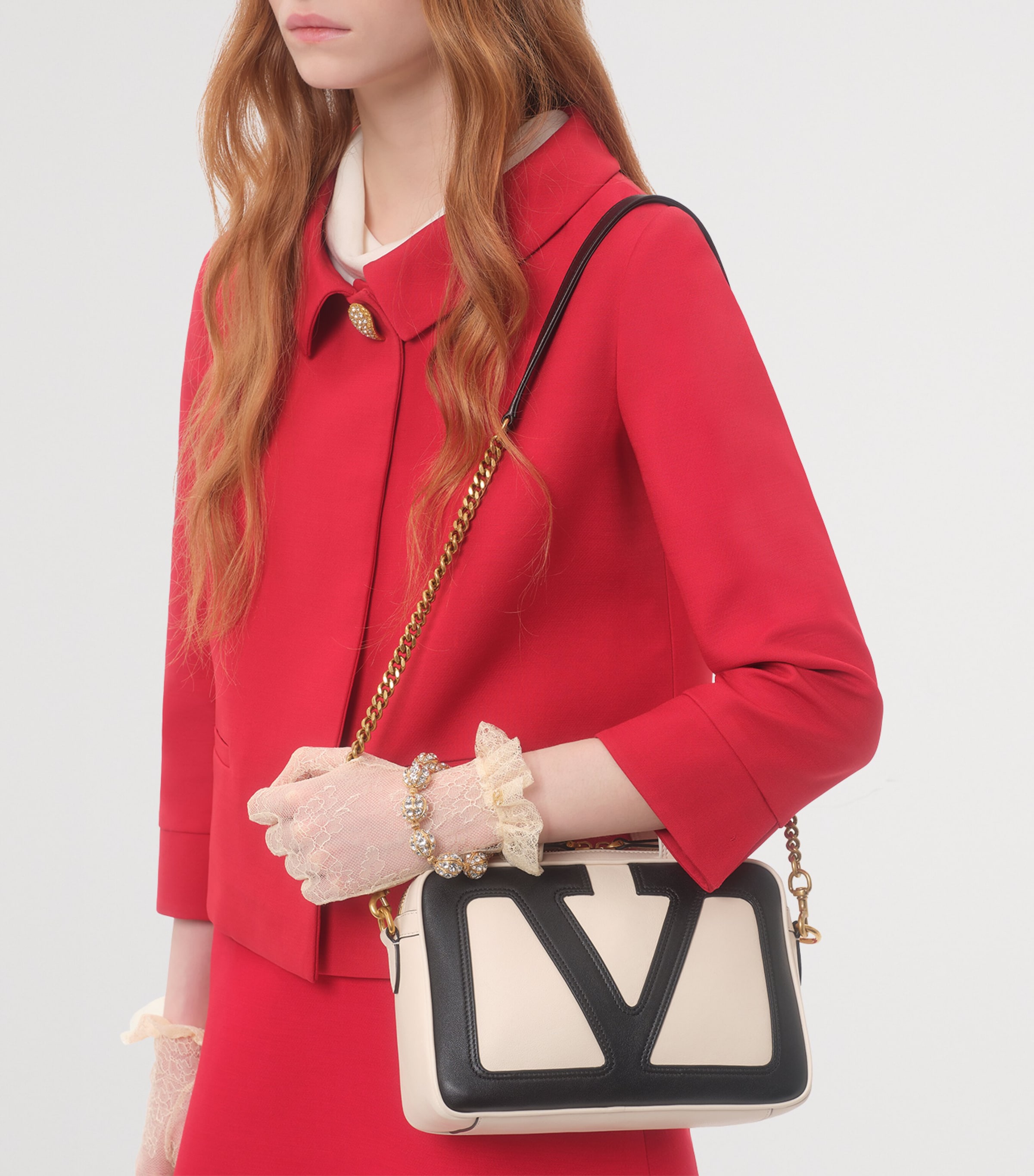 Wool-Silk Embellished Jacket R9M Image 7