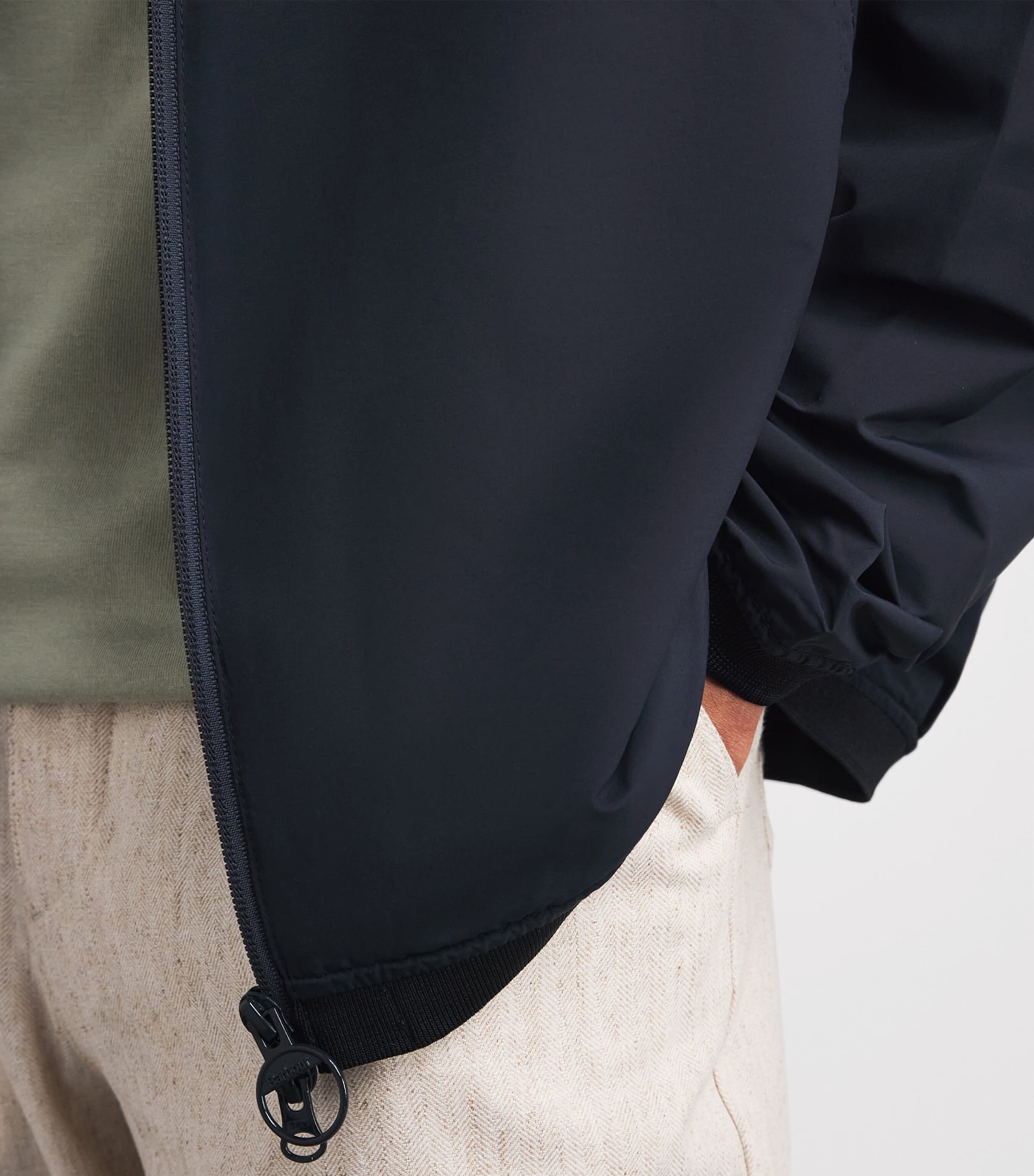 Barbour Mens Waterproof Stoneport Jacket Dark Navy Image 3