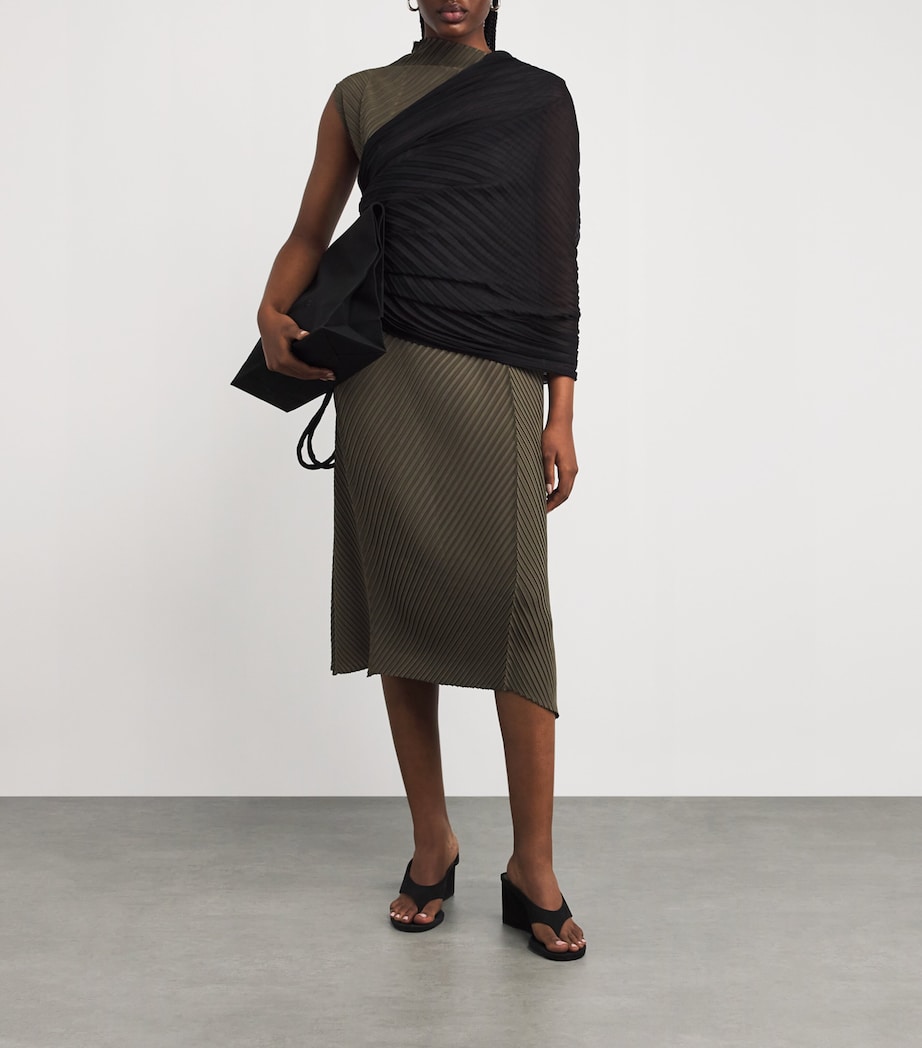 Pleated Stole BLACK Image 3