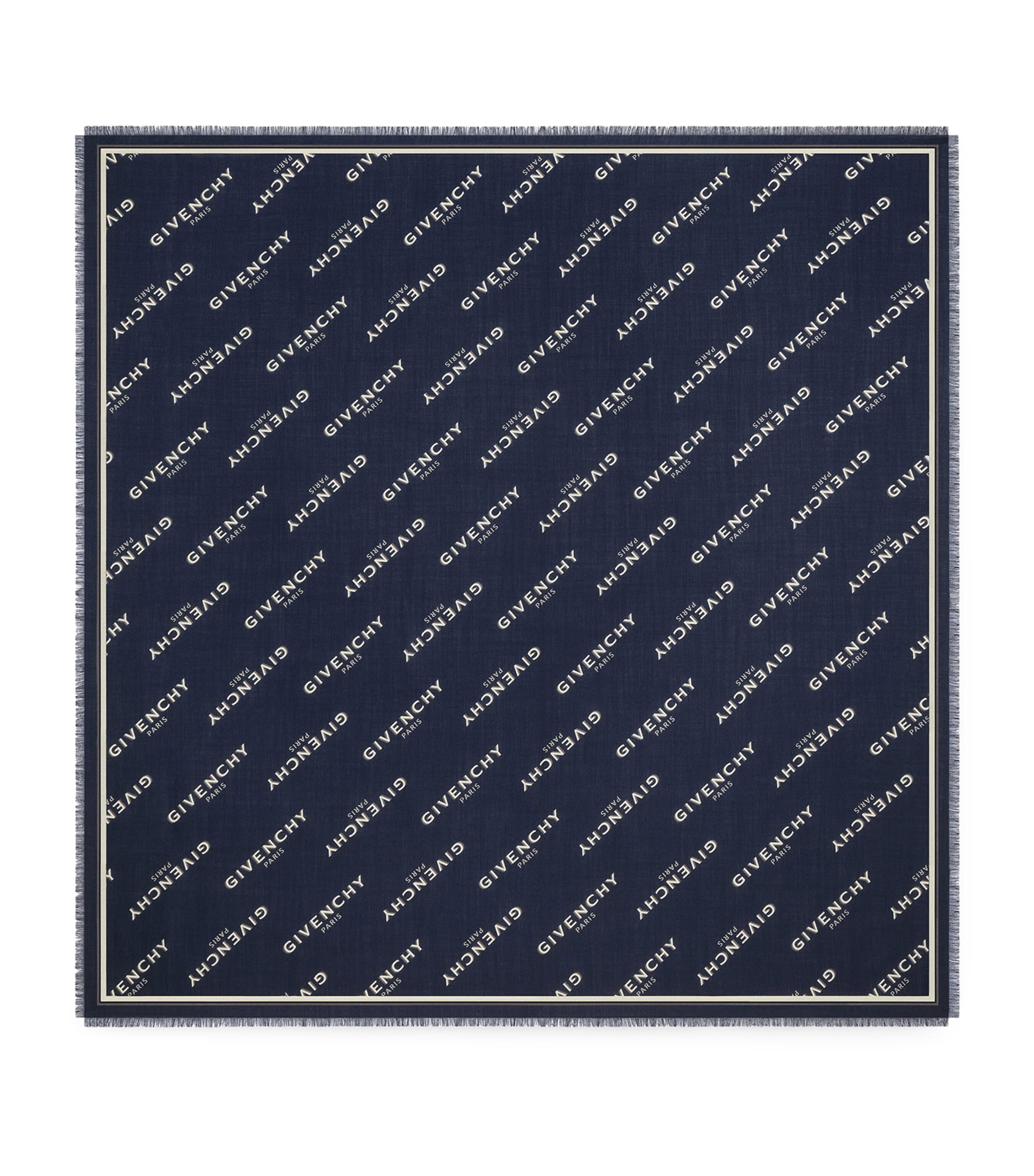 Givenchy Wool-silk Logo Shawl