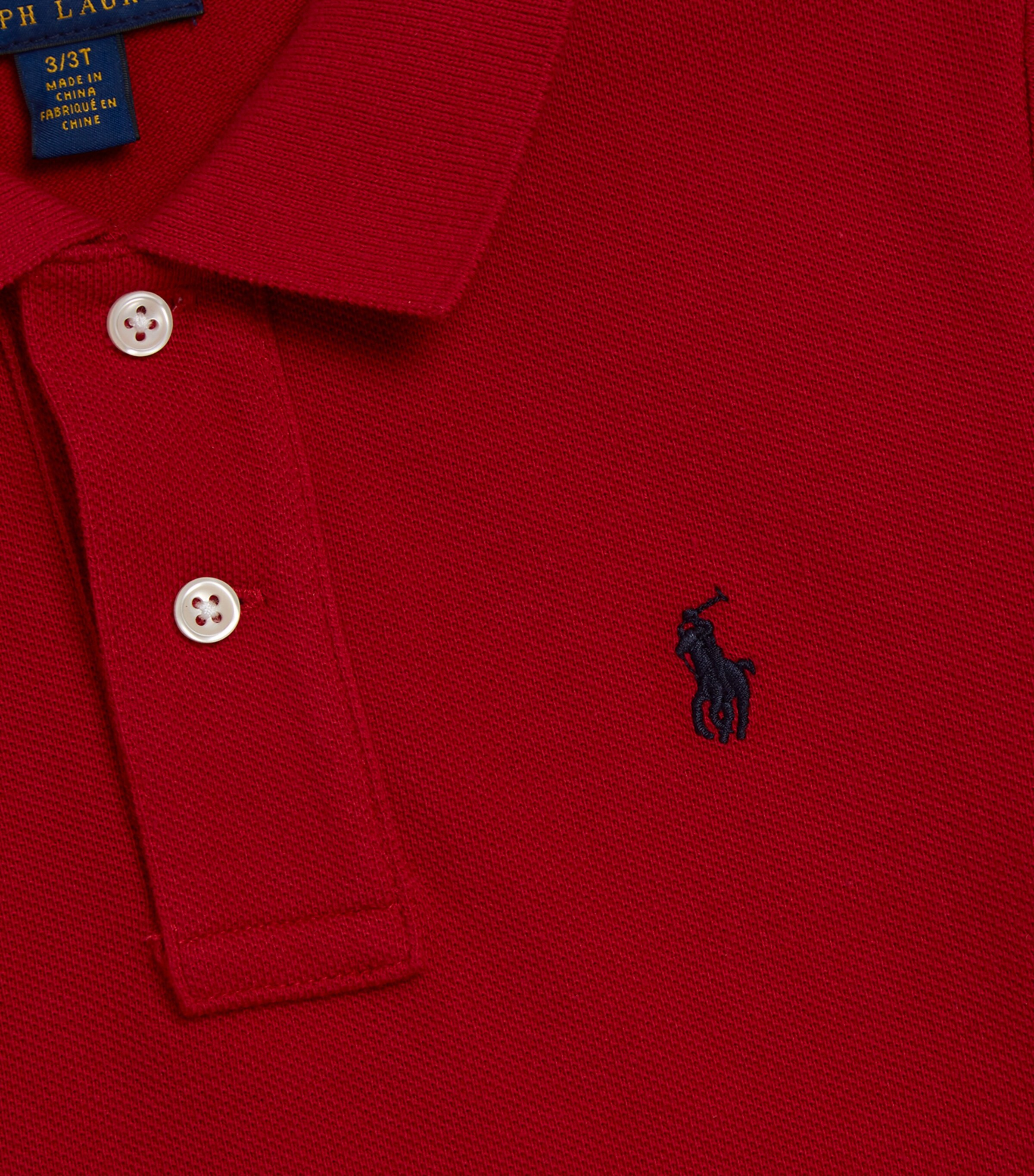 Cotton Polo Shirt (3-4 Years) Image 3