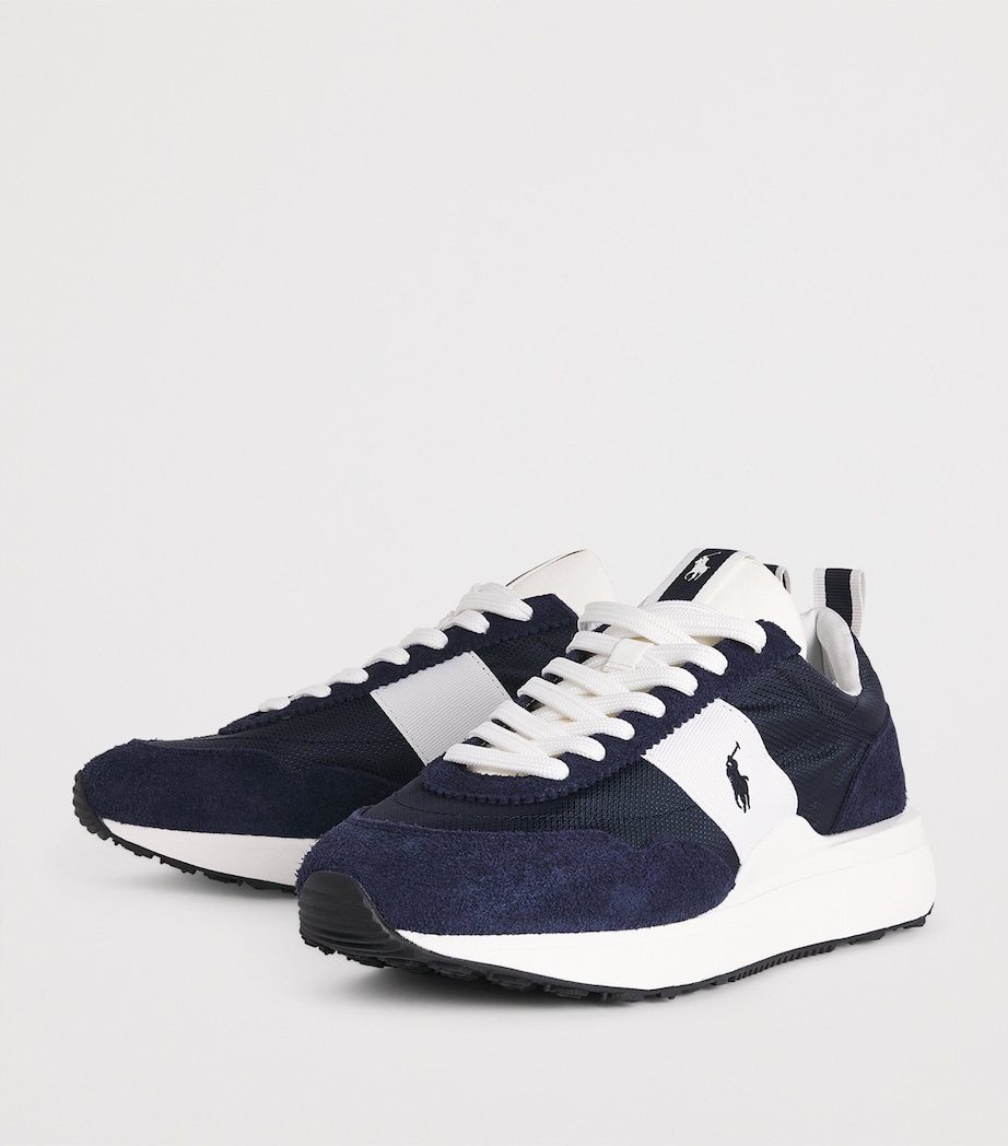 Polo Ralph Lauren Leather-Blend Train 89 Sneakers Navy/deckwash White Image 3