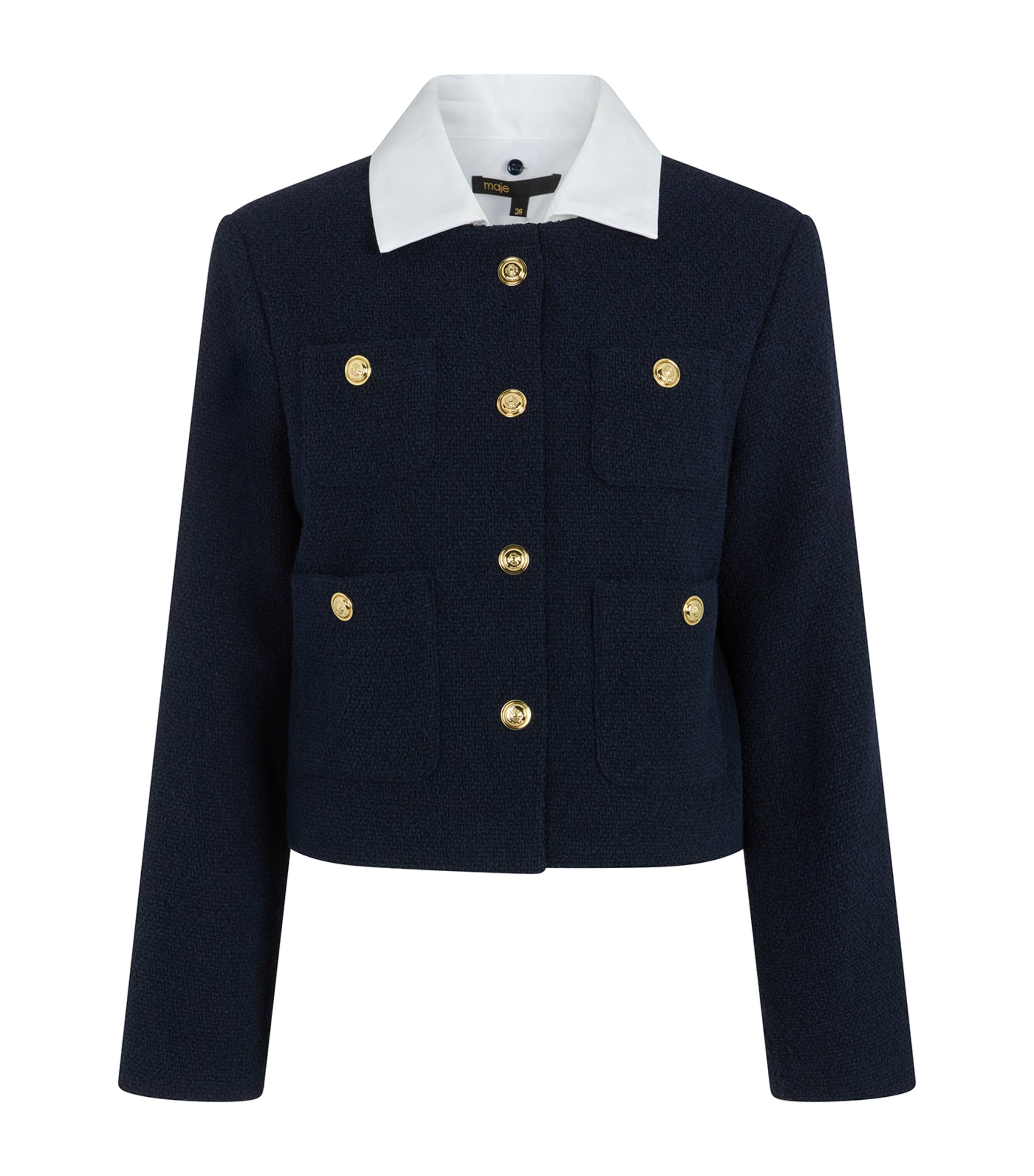 Multi-Pocket Blazer NAVY Image 1