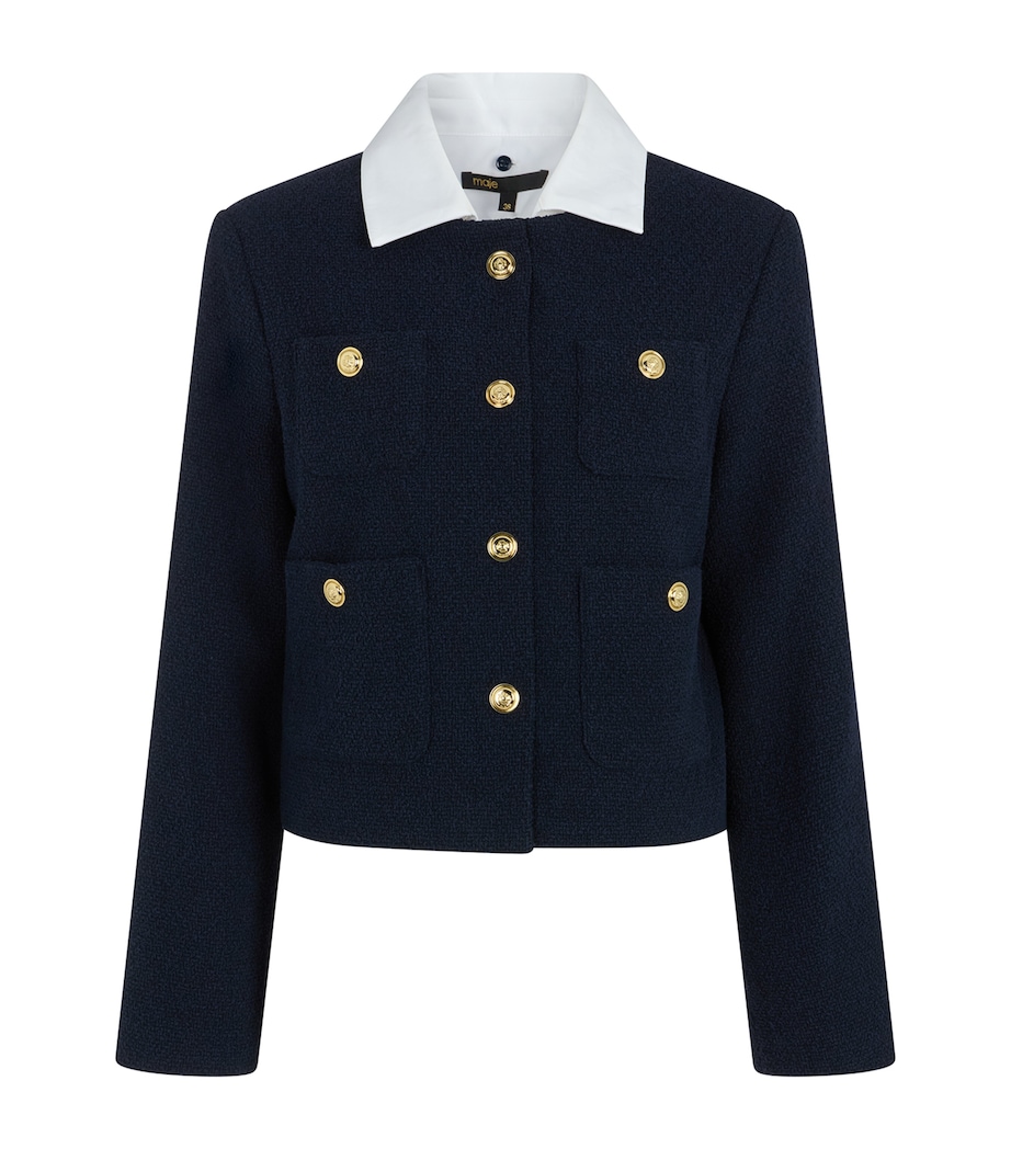 Multi-Pocket Blazer NAVY Image 1
