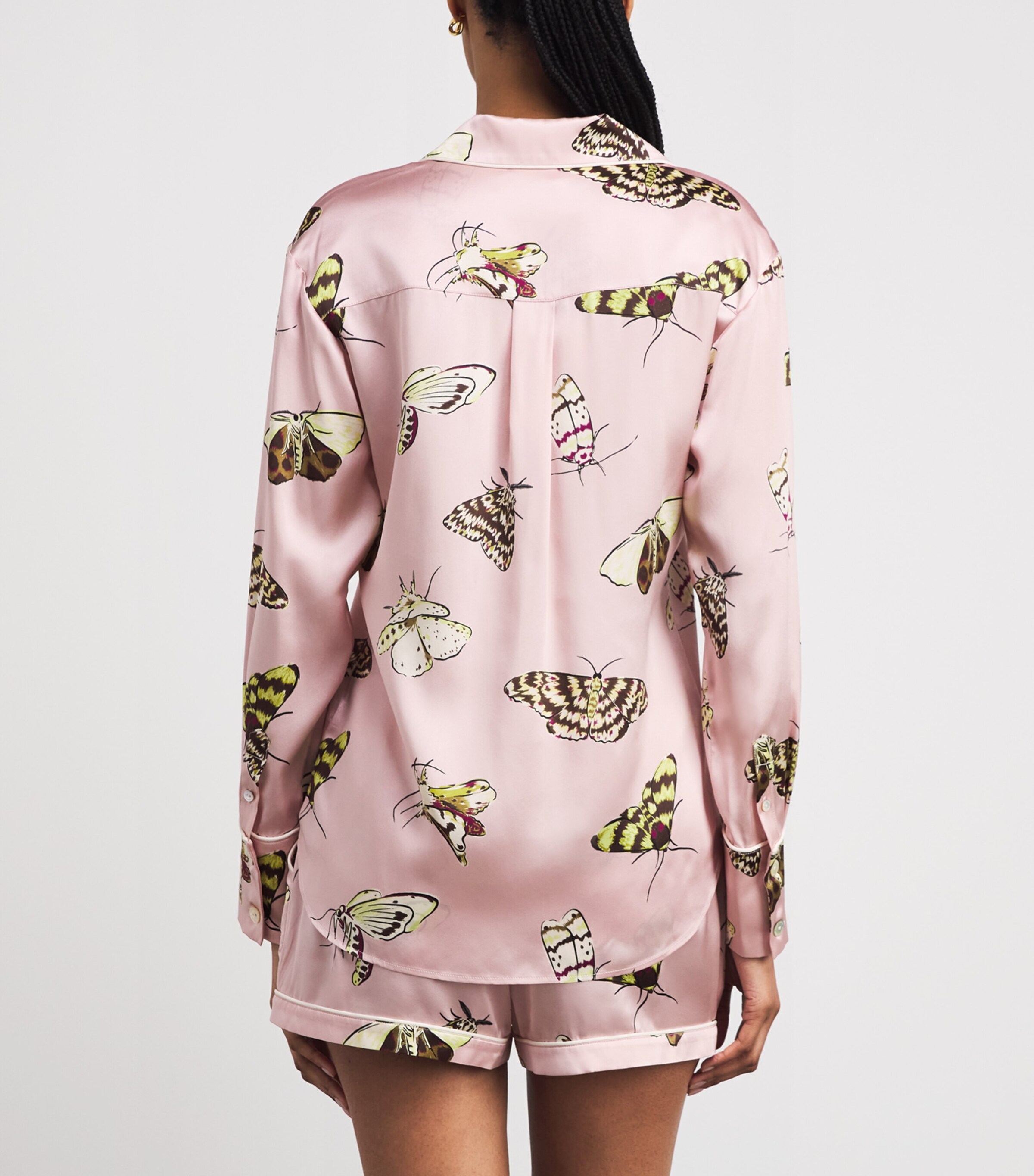 Olivia von Halle Womens Silk Moth Alba Elda Pyjama Set Elda Image 4