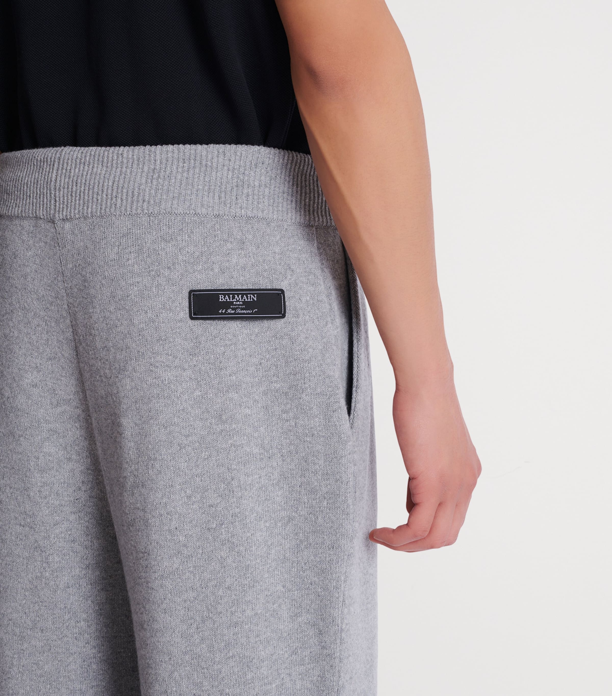 Cashmere-Wool Sweatpants 9UB GRIS CHINE Image 5