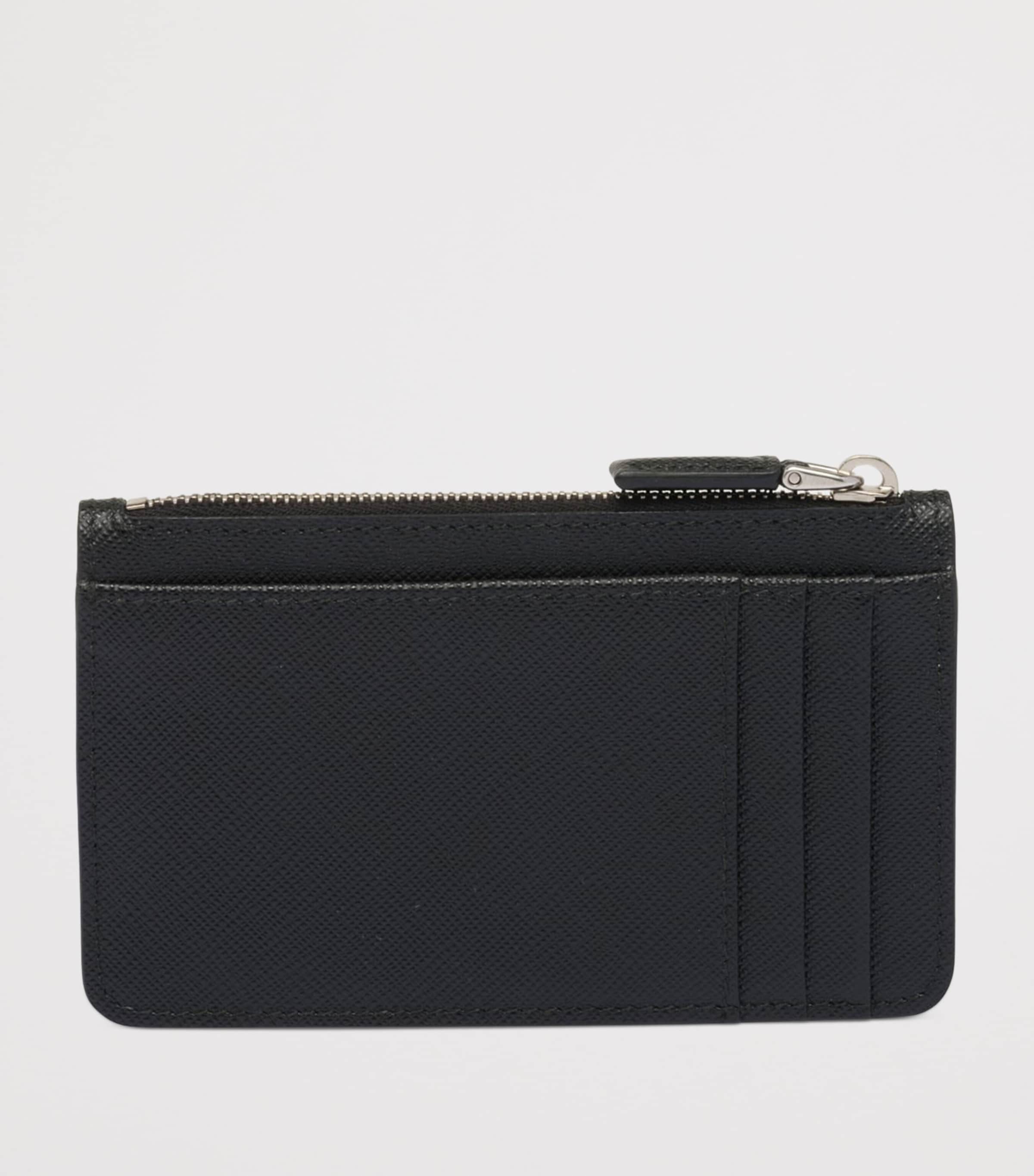 Saffiano Leather Zip Card Holder F0002 Image 3